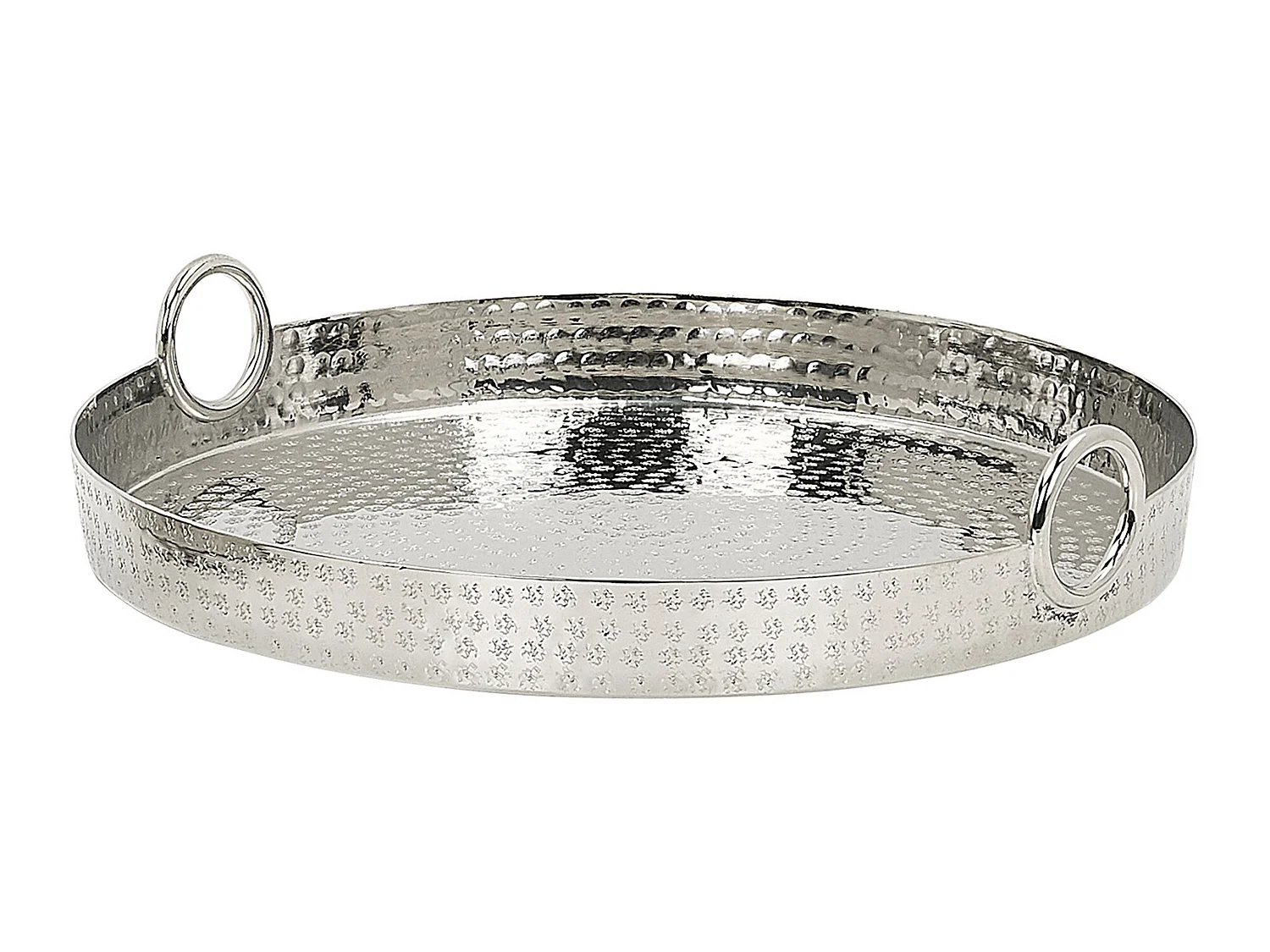 Dienblad set van 2 zilver SAFUR