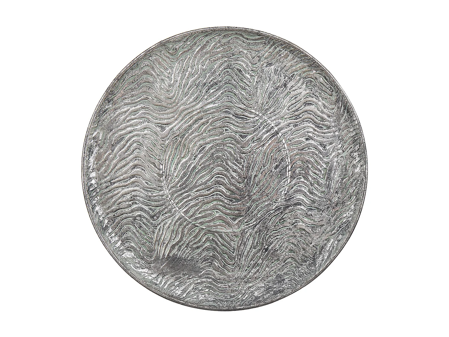 Decoratief dienblad KITNOS Metaal Zilver