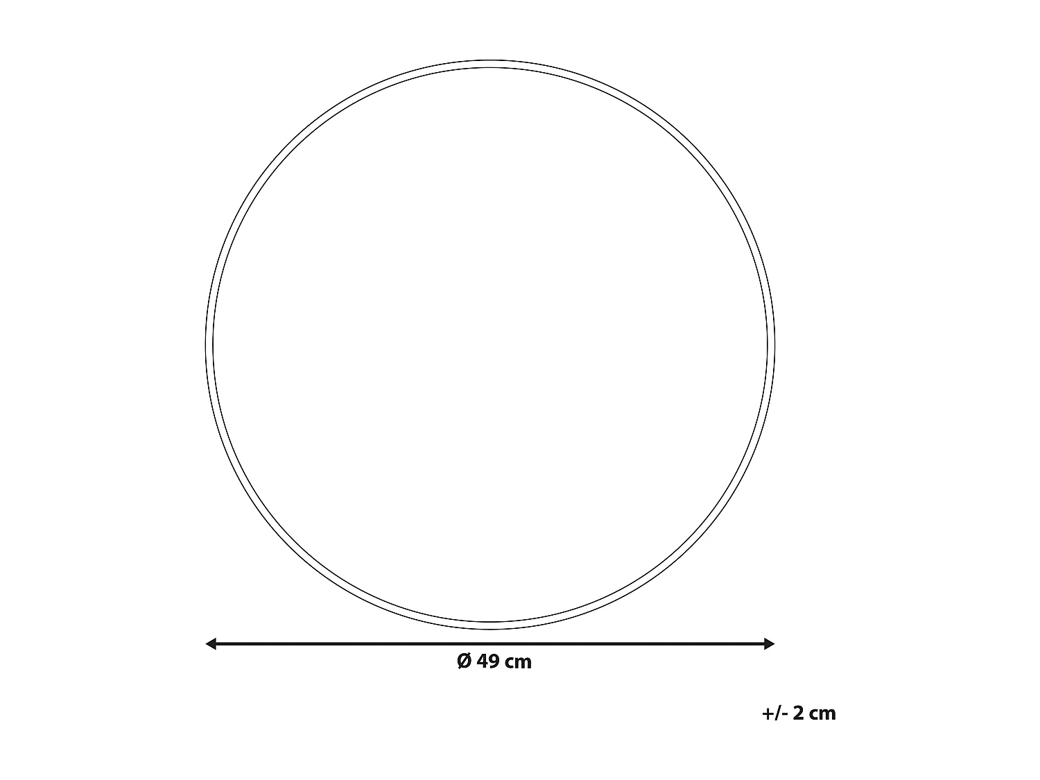 Plateau décoratif KITNOS Métal Argenté