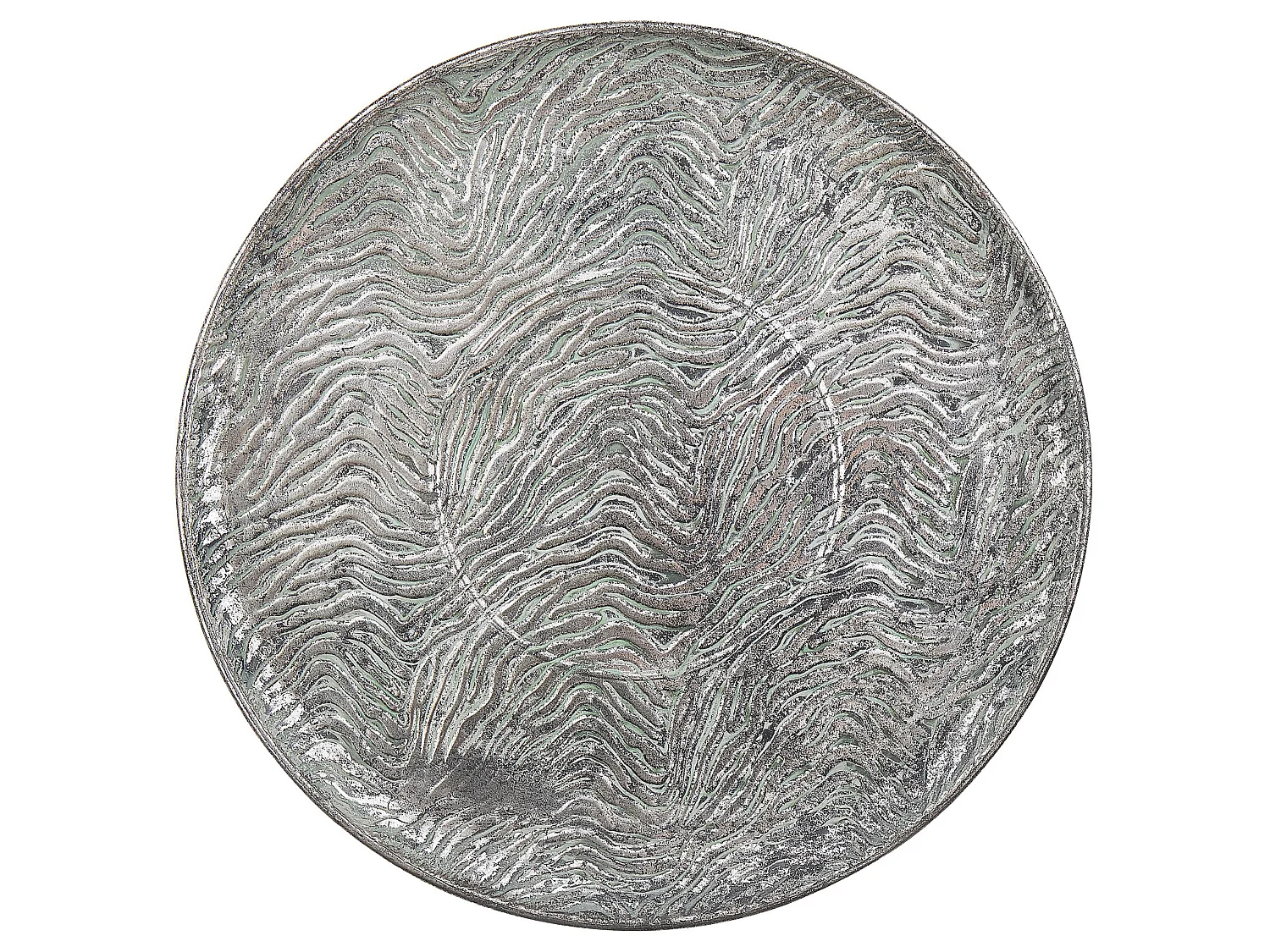 Decorative Tray KITNOS Metal Silver