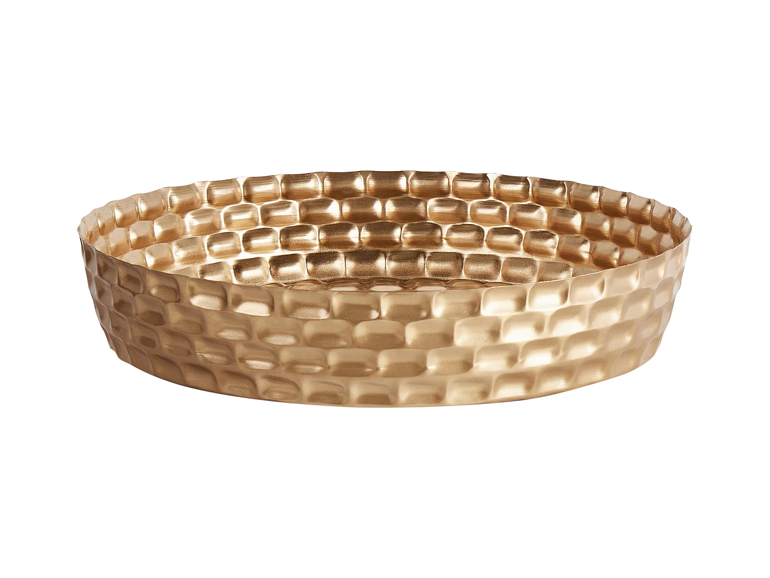 Bandeja decorativa SUEZ Metal Dourado
