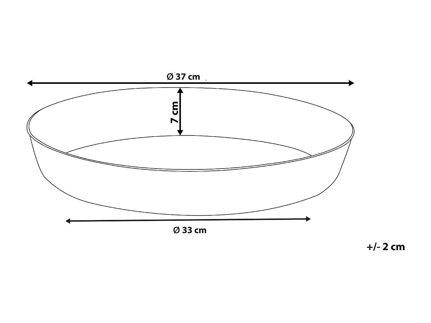 Decoratief dienblad SUEZ Metaal Goud