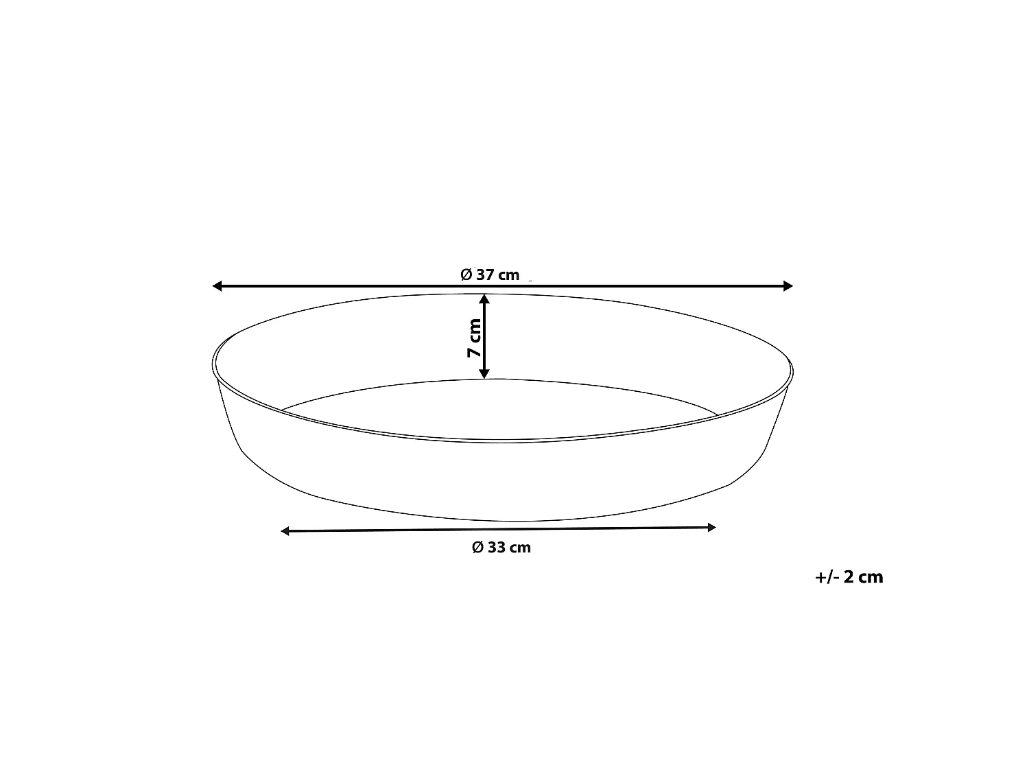 Decorative Tray SUEZ Metal Gold