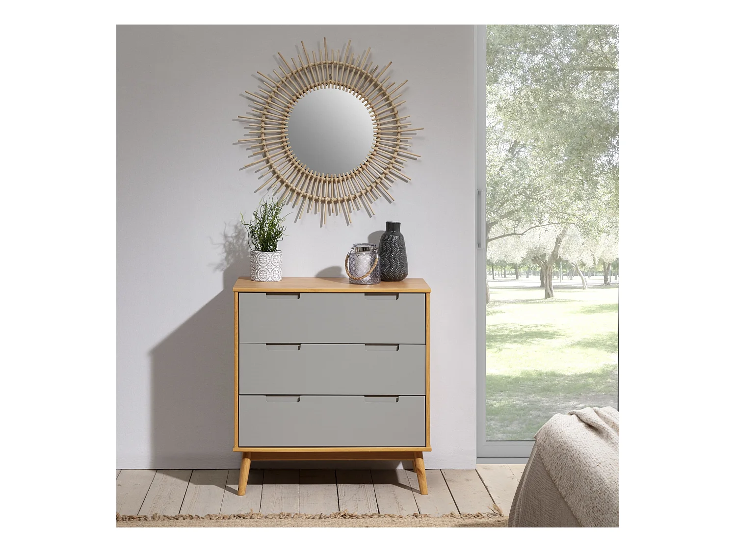 Kommode Bruce 3 Schubladen