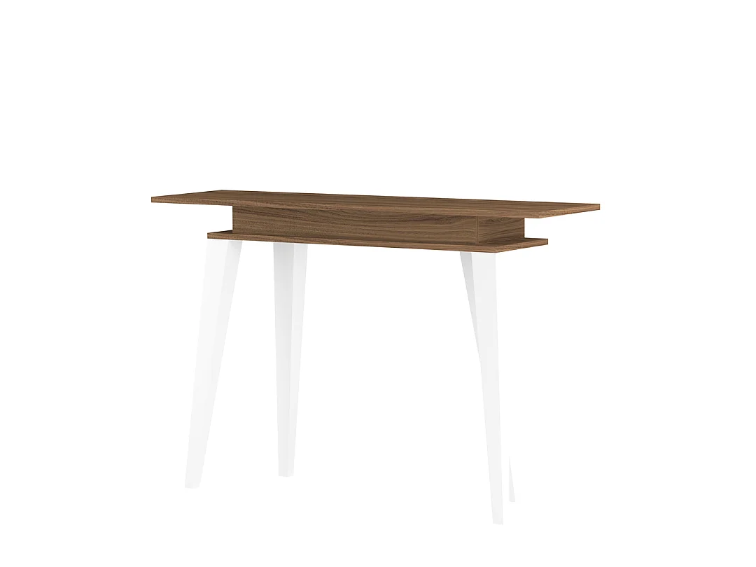 Console PRISM - noyer et blanc - SYMBIOSIS