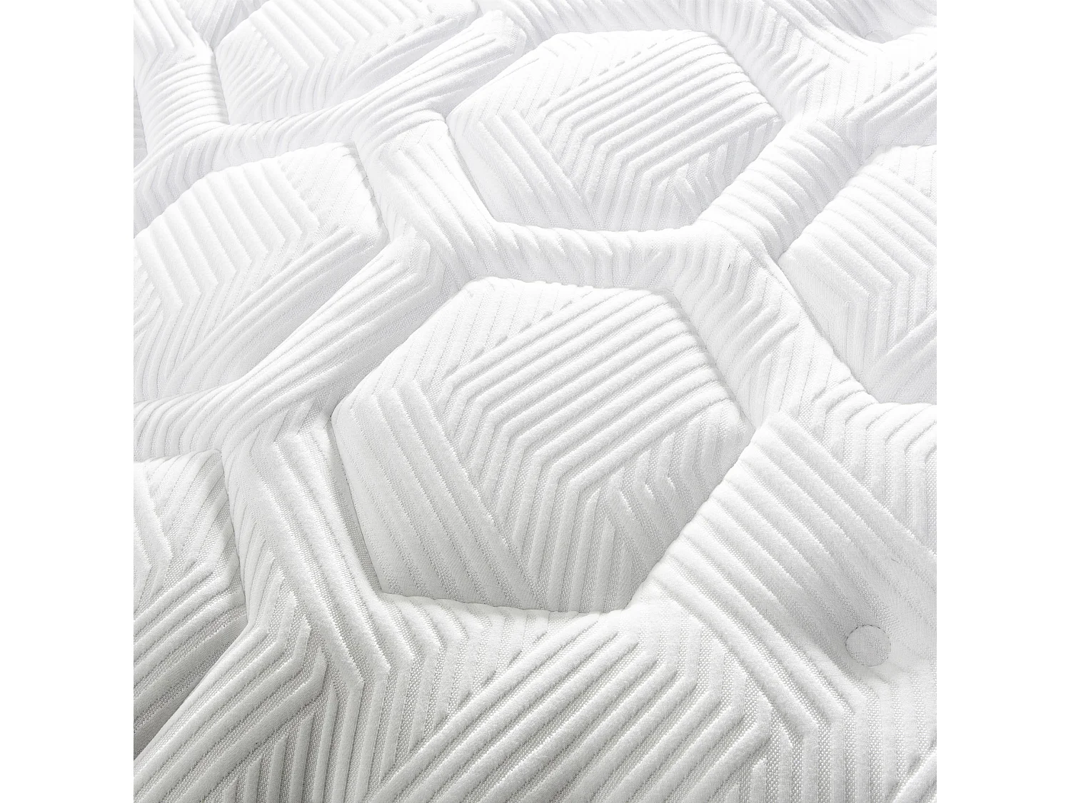 Matelas Viscoélastique Black Memory 90x200 cm avec Ressots ensachés, Fermeté Moyenne