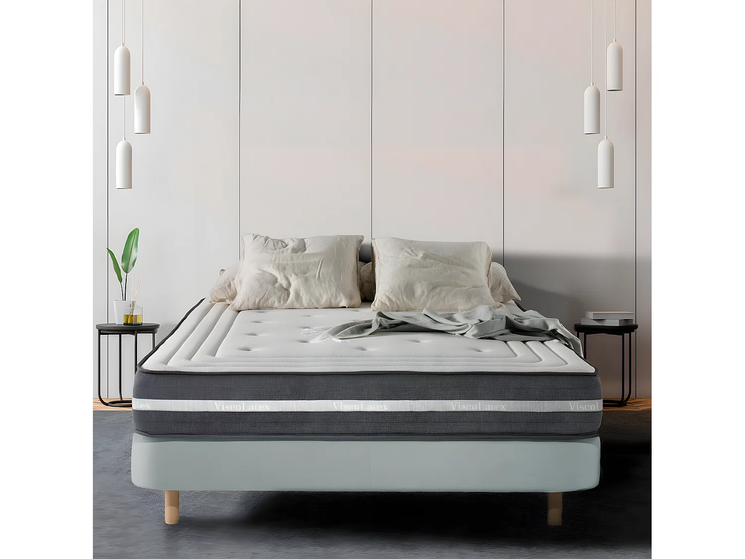 Matelas viscoélastique 25 cm  DELUXE 4D