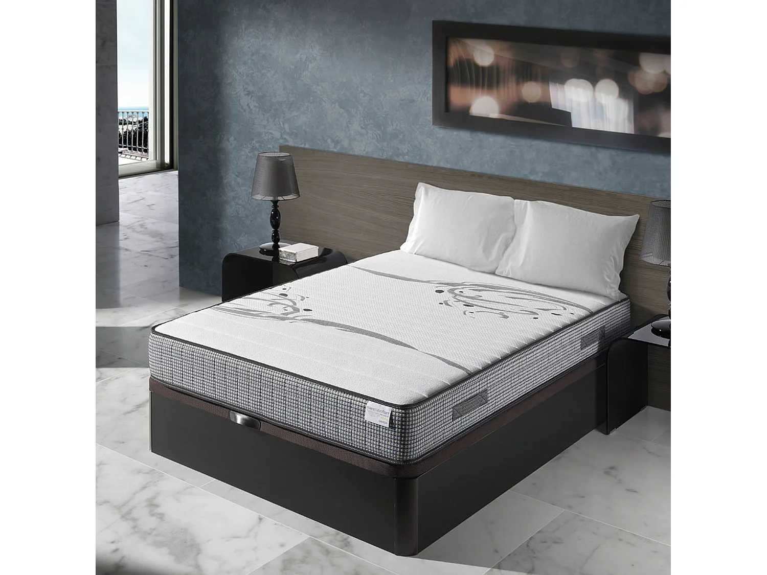 Matelas BOSTON 150x190 à memoire de forme, 22cm épaisseur