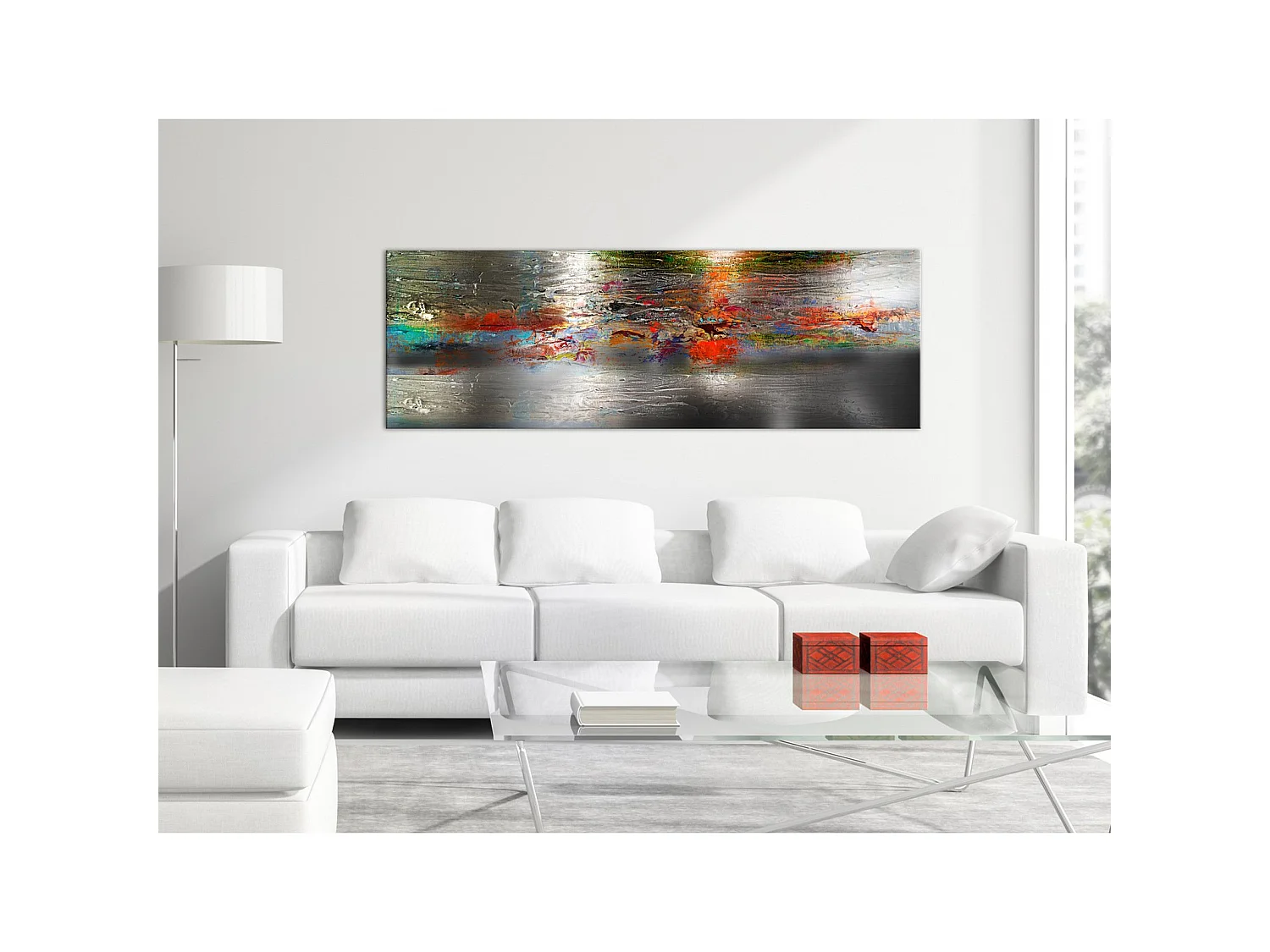 Tableau Corals Narrow - 135 x 45 cm