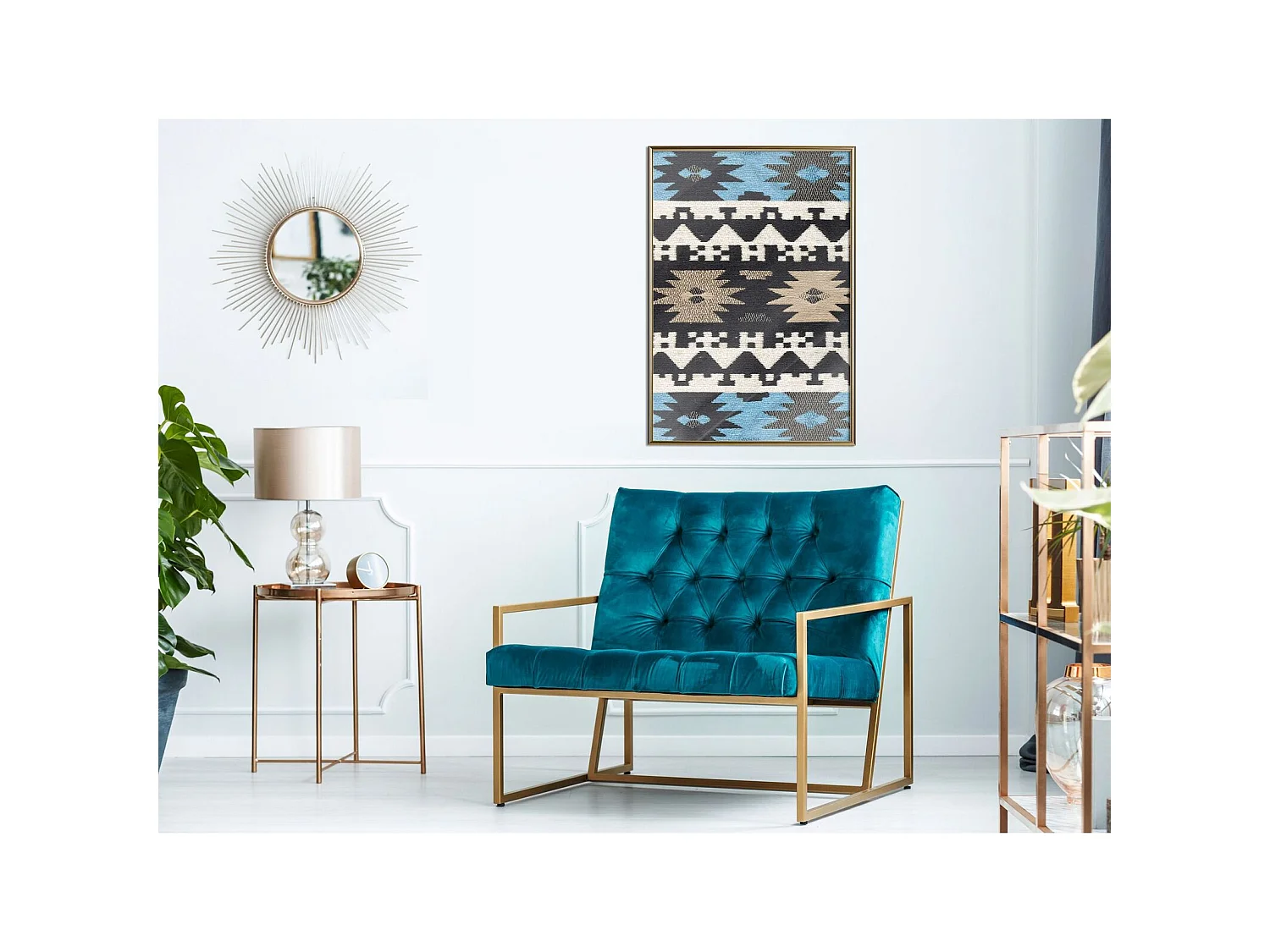 Tableau cadre Modèles tribaux - 30 x 45 cm