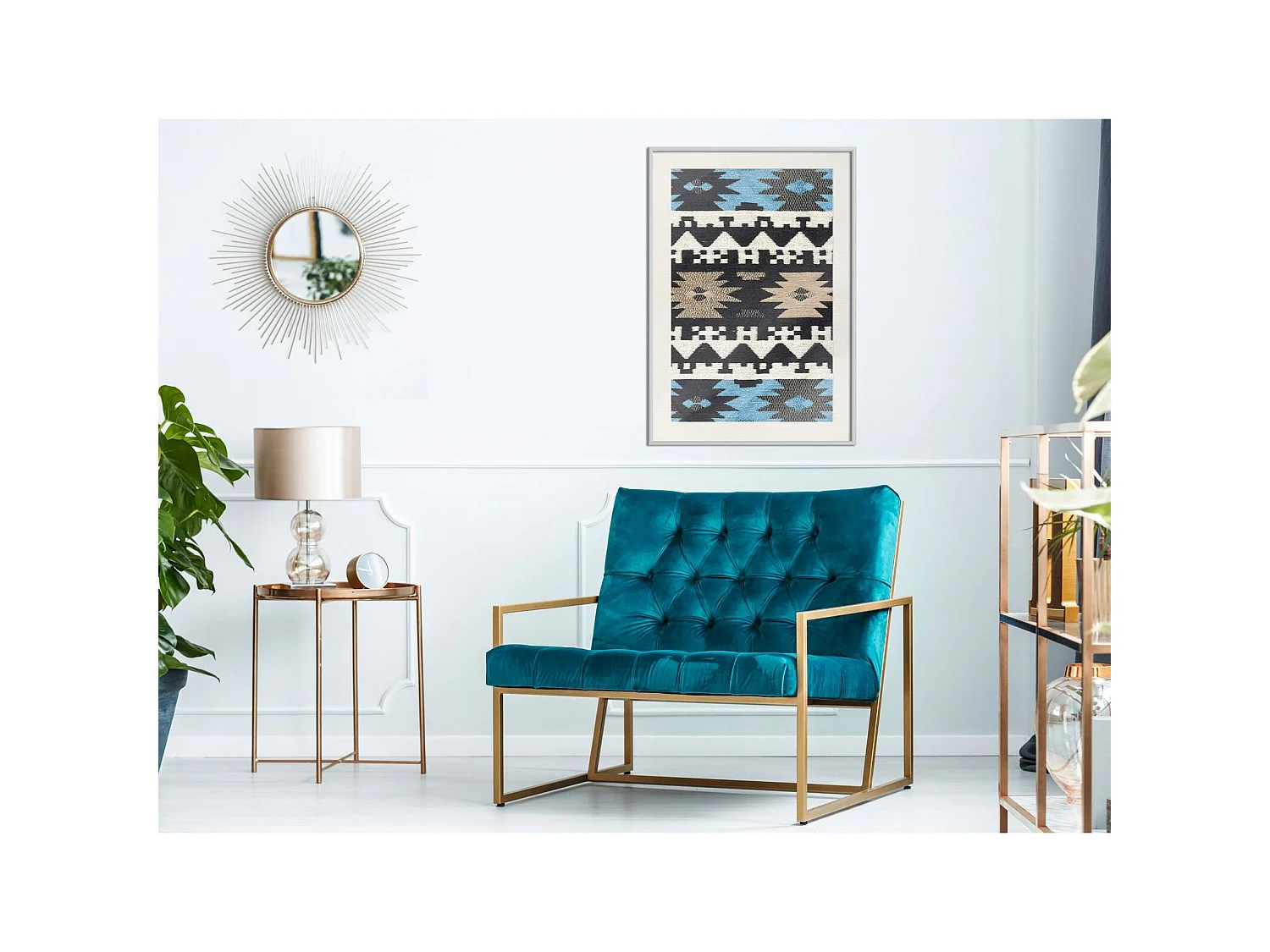 Tableau cadre Modèles tribaux - 30 x 45 cm