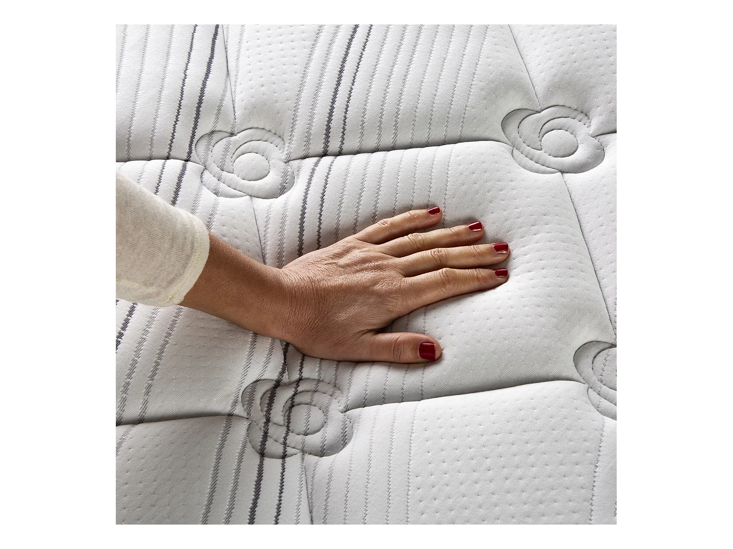 Matras Soft Confort 140x200 cm met Pocketvering, 22 cm hoogte, Medium-Hoge Stevigheid