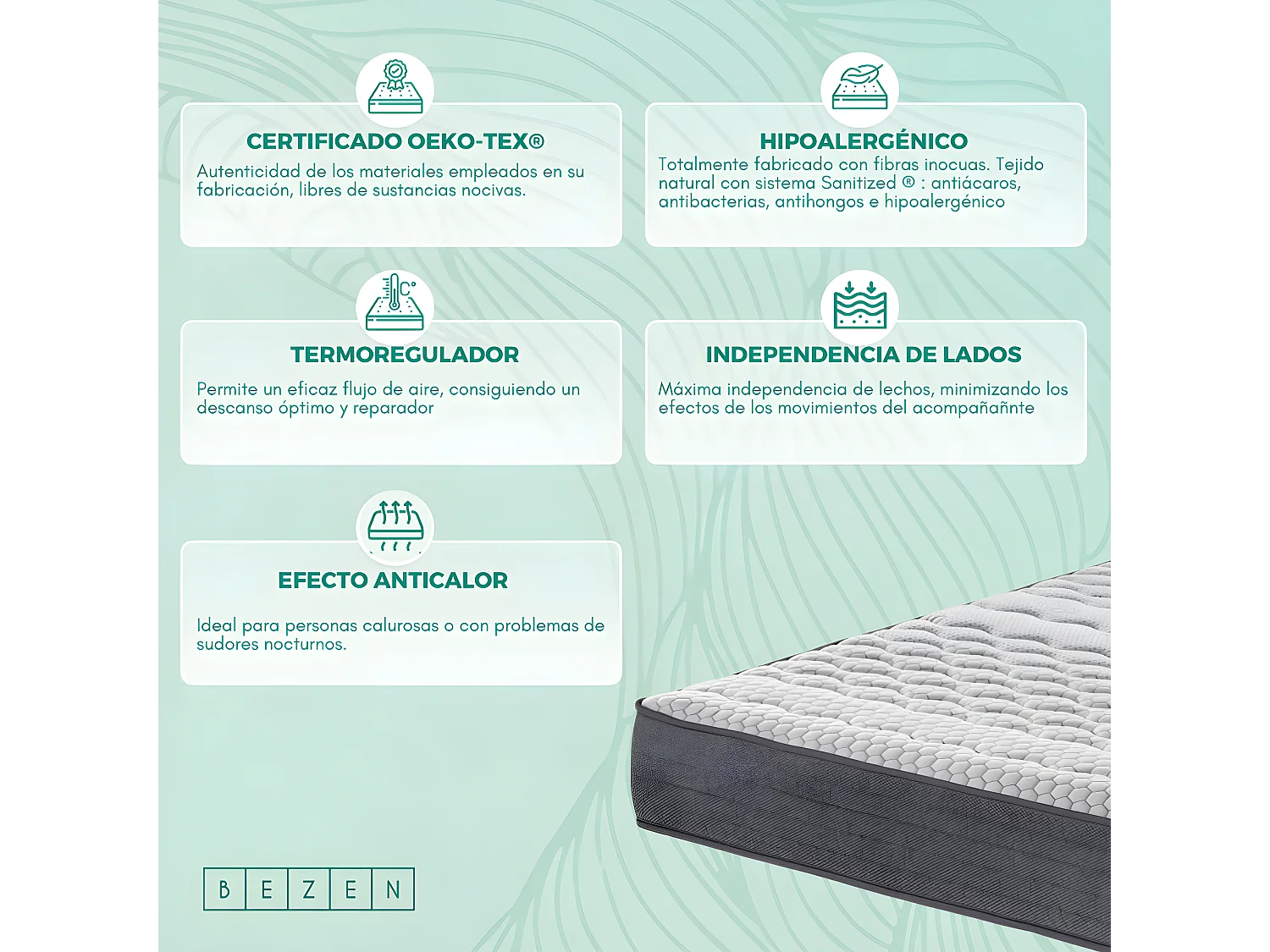 Matelas viscoélastique Fitness 25cm