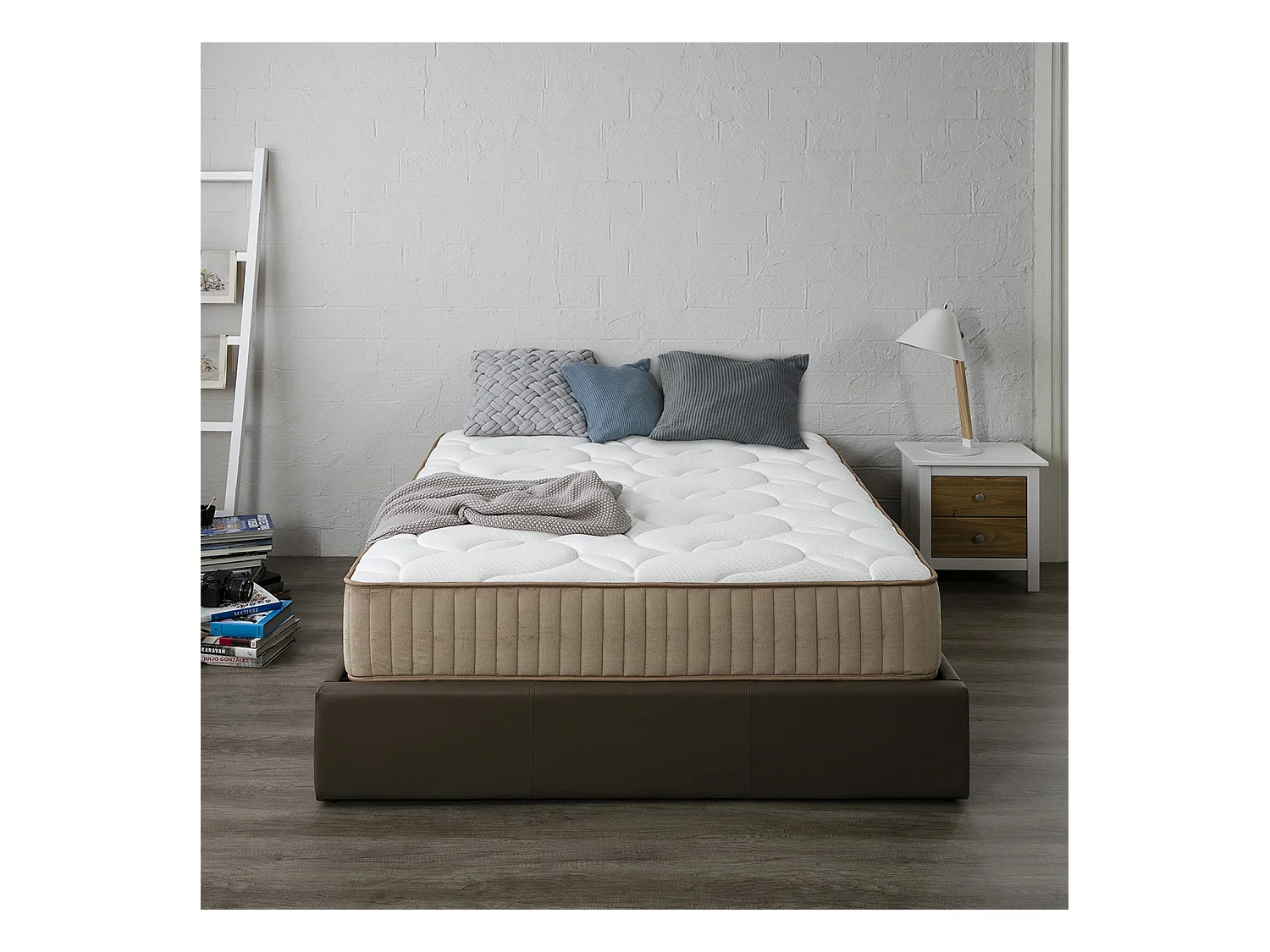 Colchón Latex Olympe 90x200 cm, 30 cm Altura + 1 cm de Latex de 38 kg/m3 + Firmeza: Media