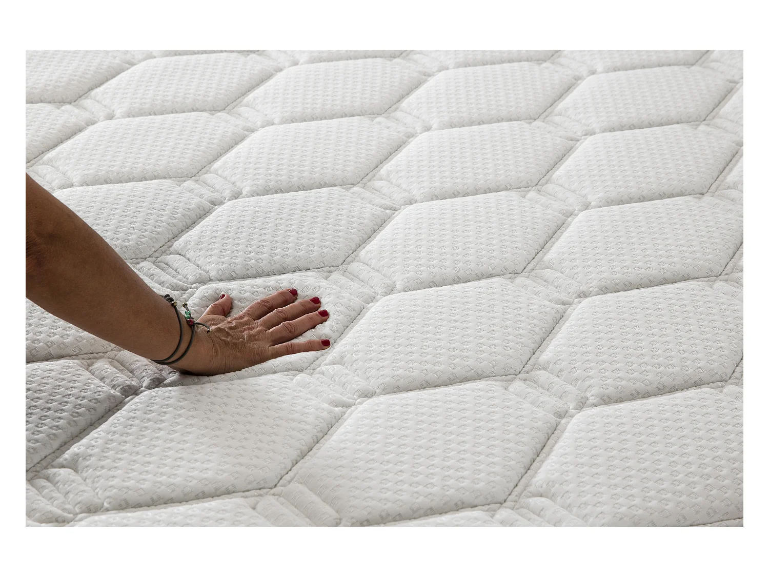 Colchón Viscoelástico Ergo-Confort 140x200 cm, 22 cm de Altura, 2 cm de Viscoelástica