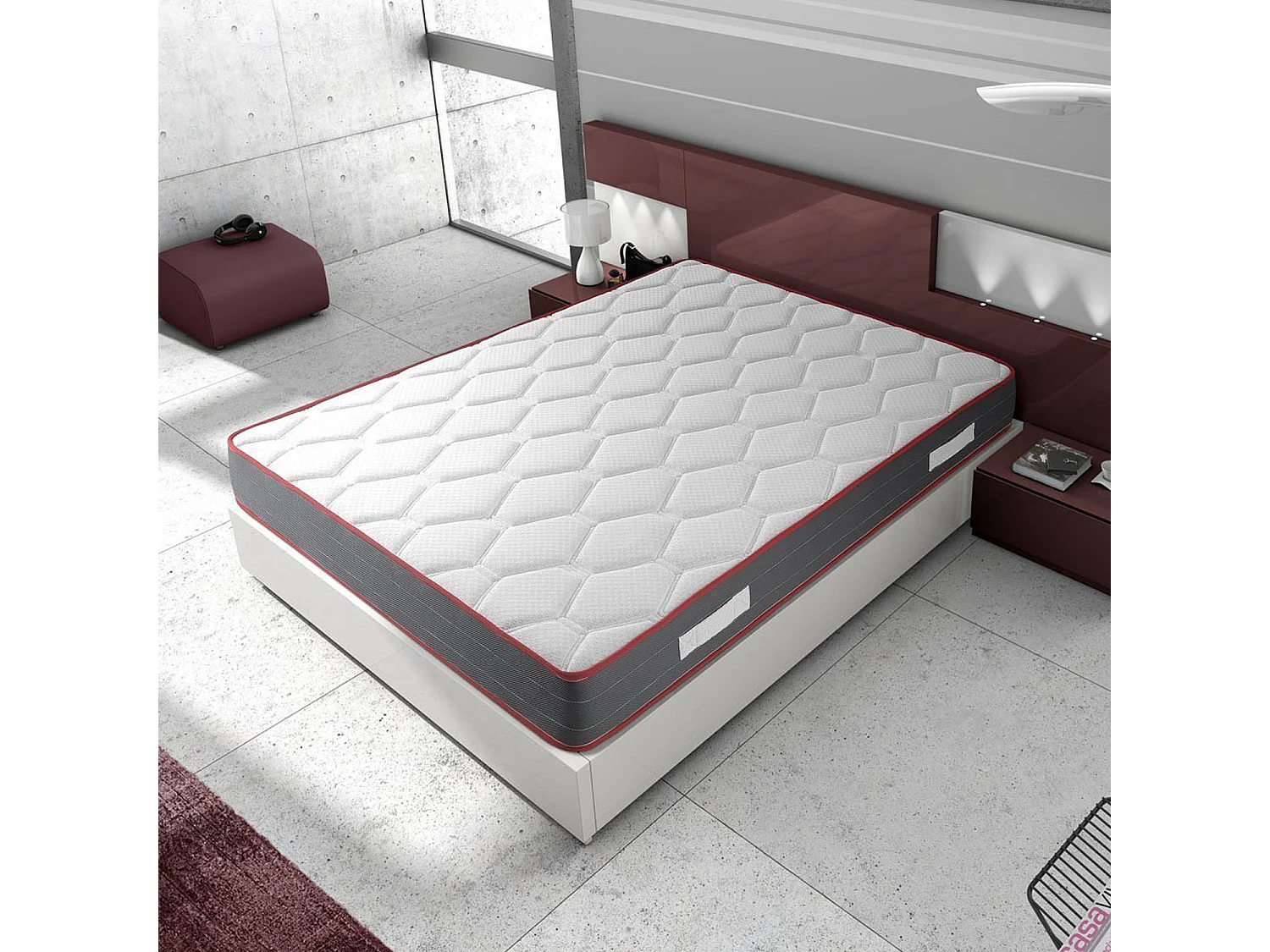 Matelas Ergo-Therapy 160x200 cm à mémoire de Forme, 18 cm Épaisseur