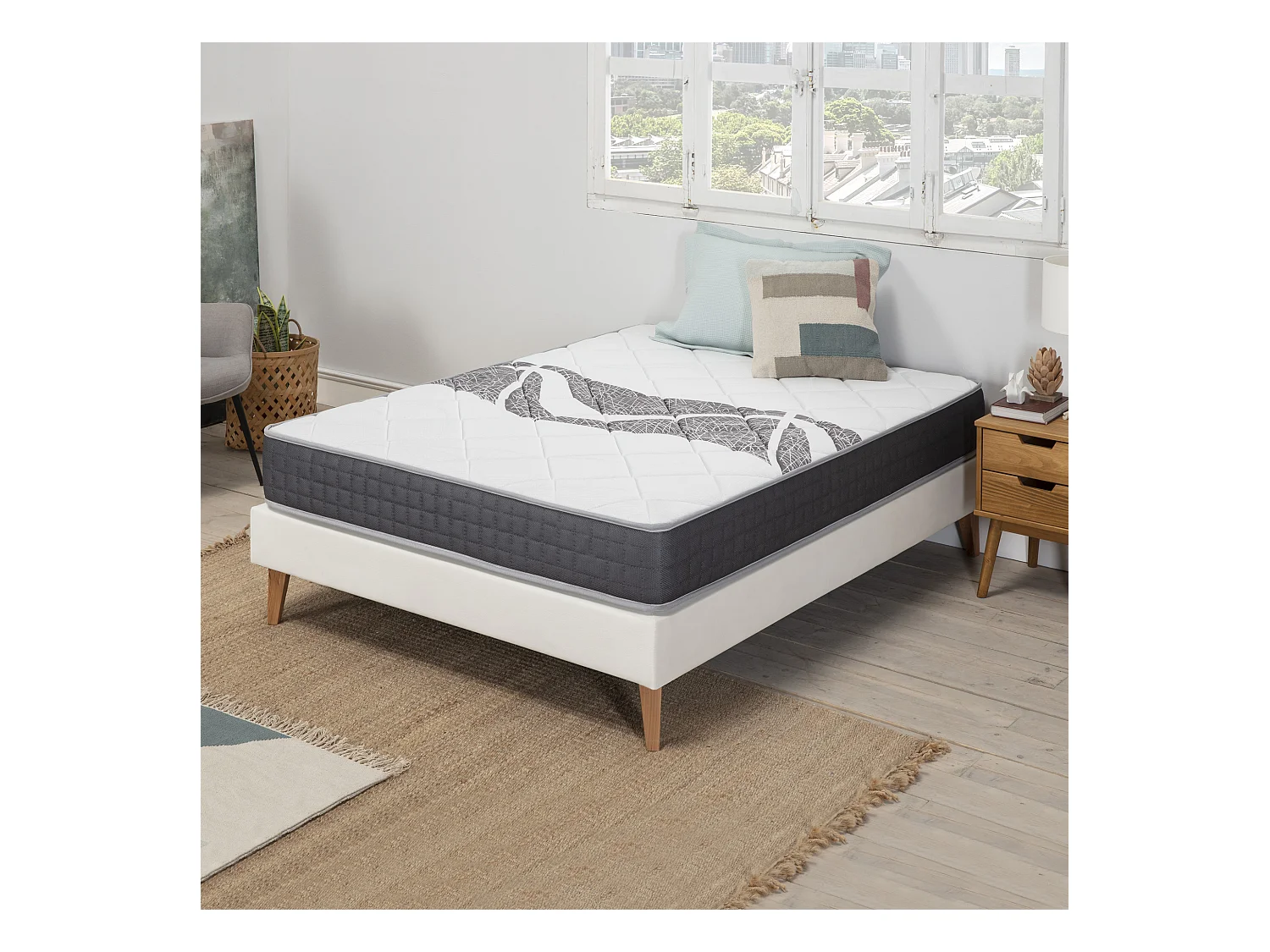 Matelas Sleep Plus à Mémoire de Forme 140x190 cm, 22 cm de Hauteur