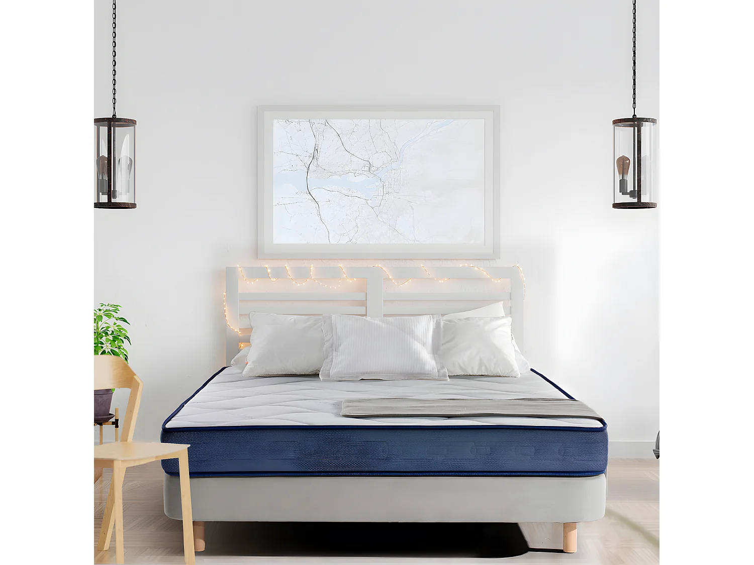 BEZEN Materasso Lattice Gel Plus Effetto Relax | 20 cm | 90X200