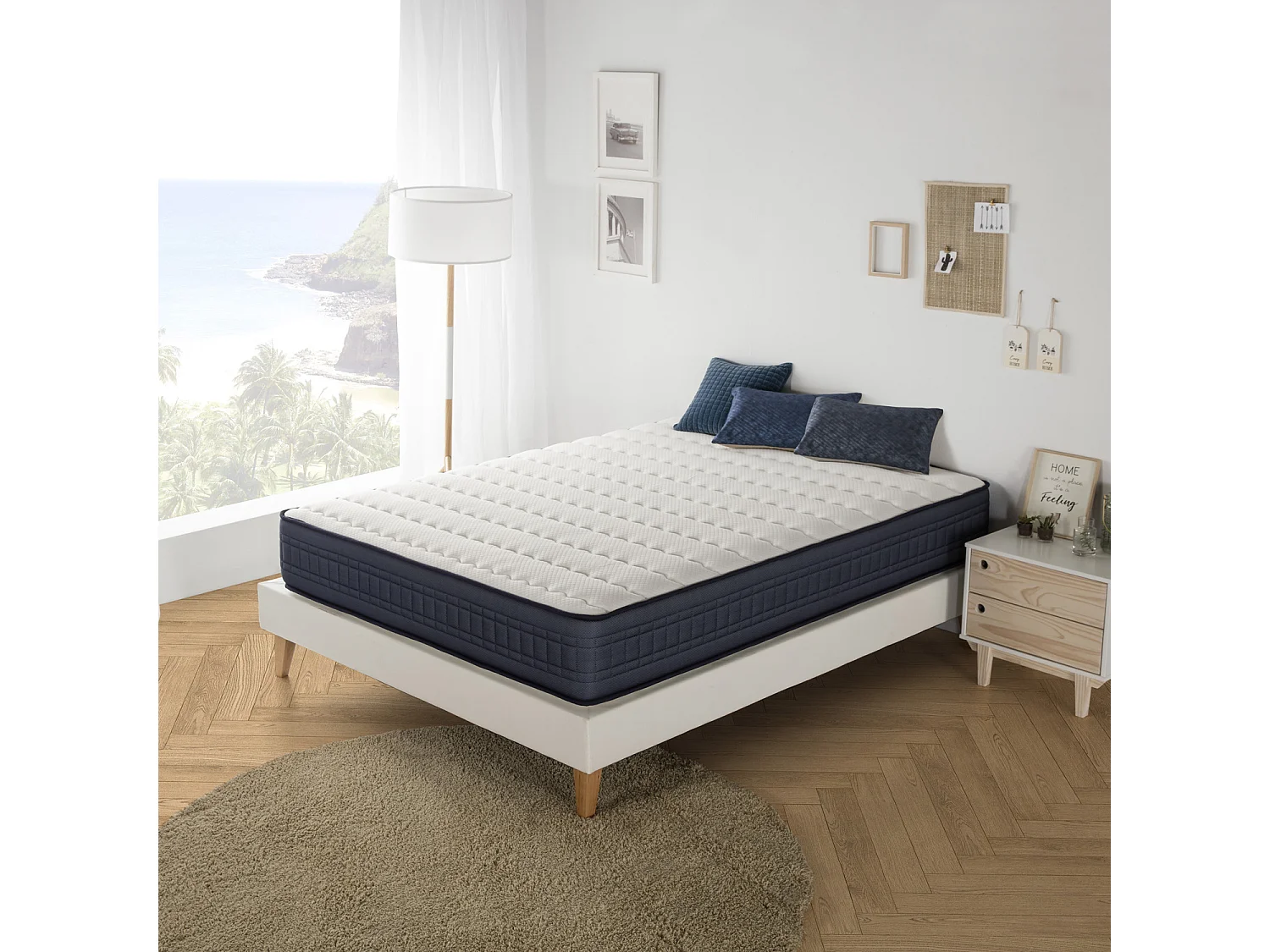 Materasso Imperial memory foam 140x190 cm, 25 cm altezza