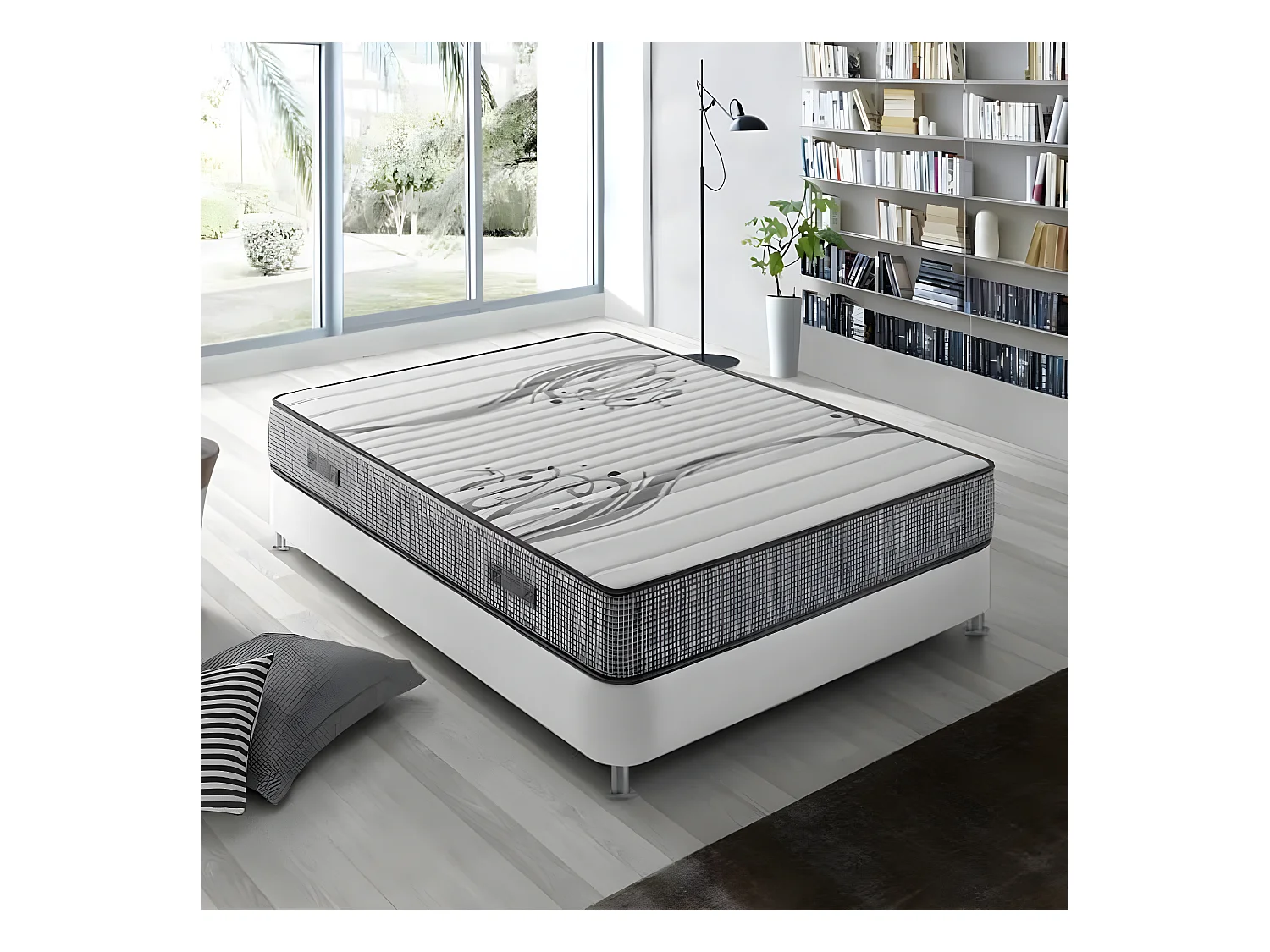 Matelas BOSTON 140X190 à memoire de forme, 22cm épaisseur