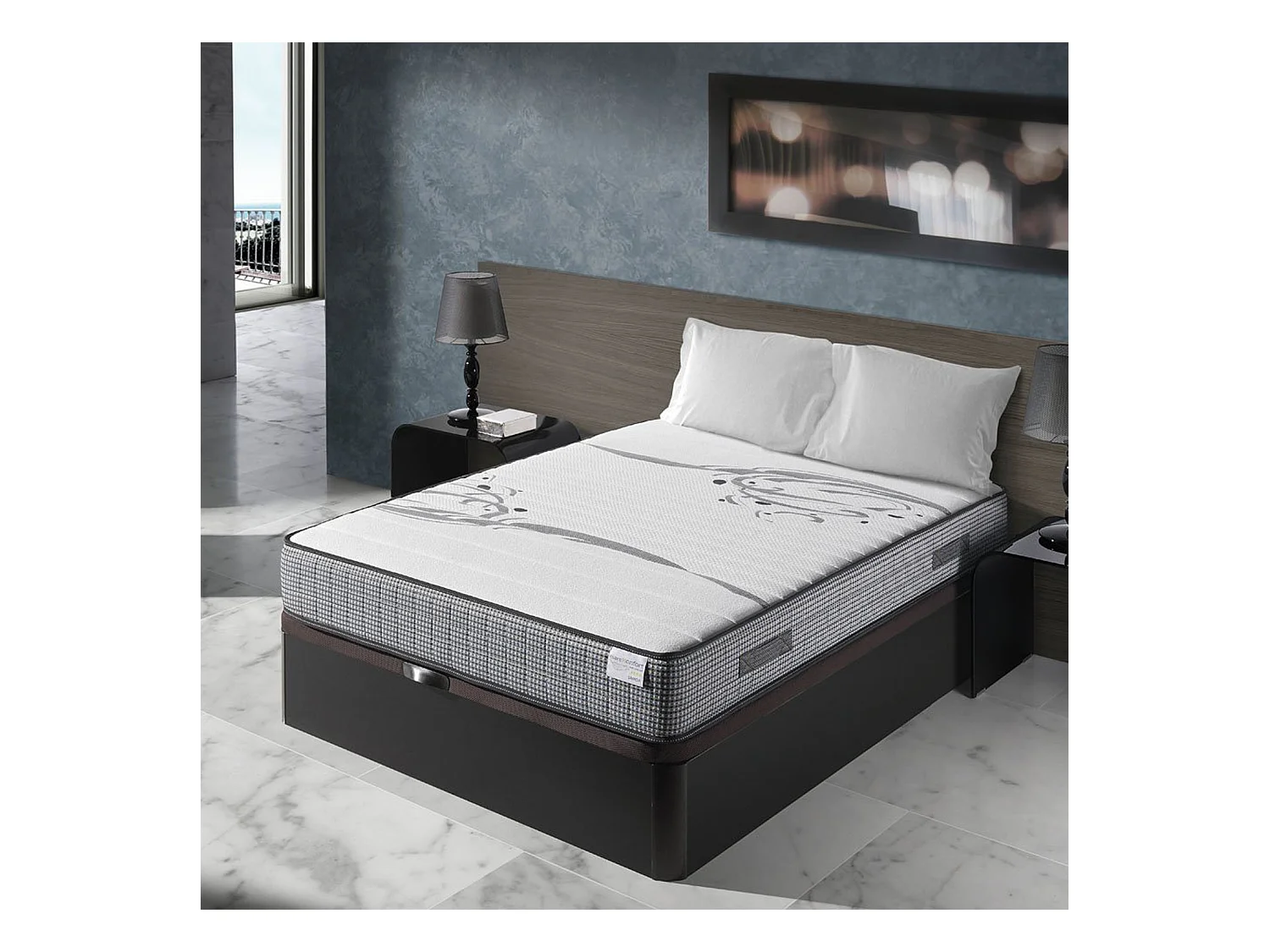 Matelas BOSTON 140X190 à memoire de forme, 22cm épaisseur
