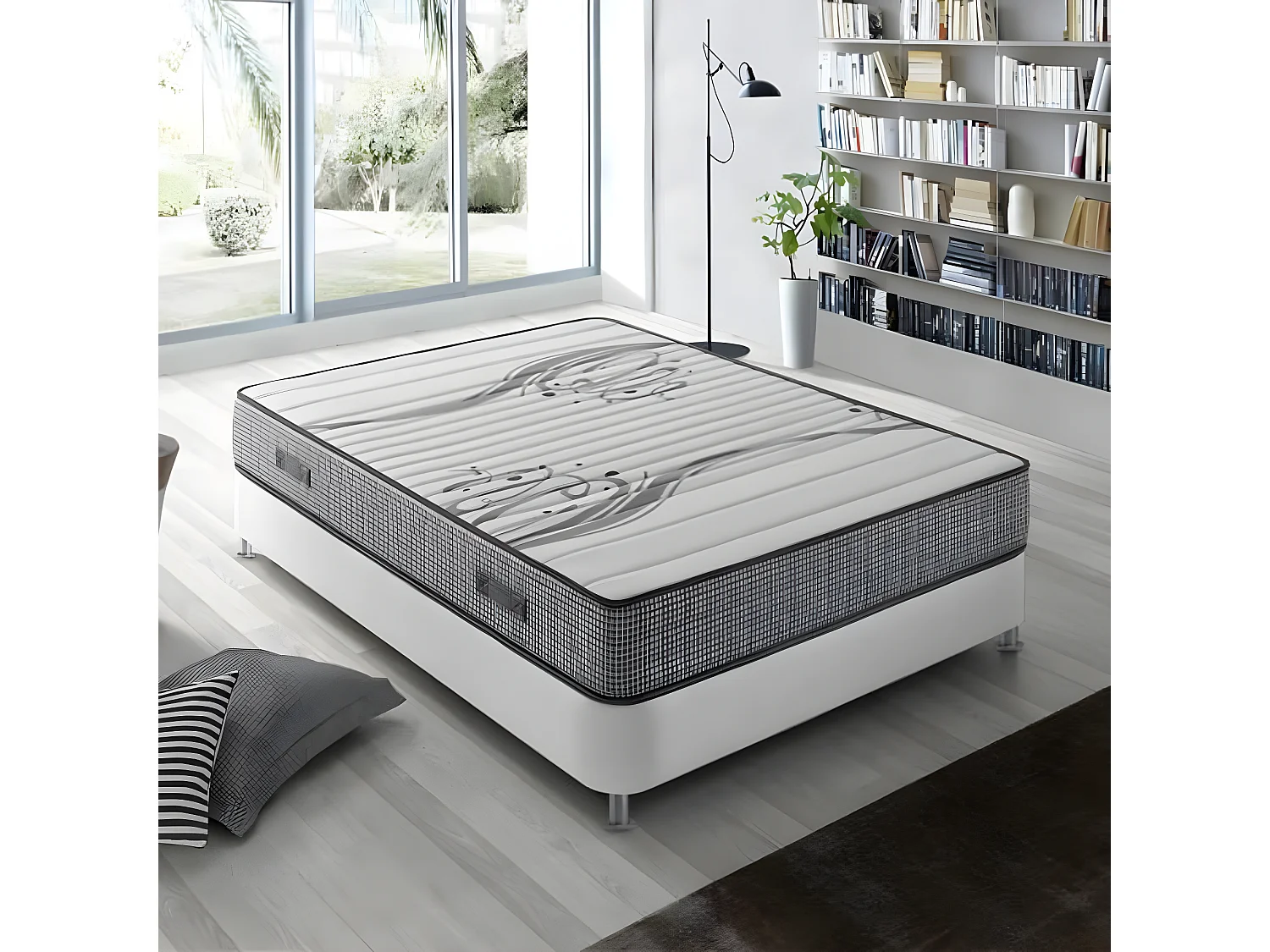 Matelas BOSTON 140X190 à memoire de forme, 22cm épaisseur