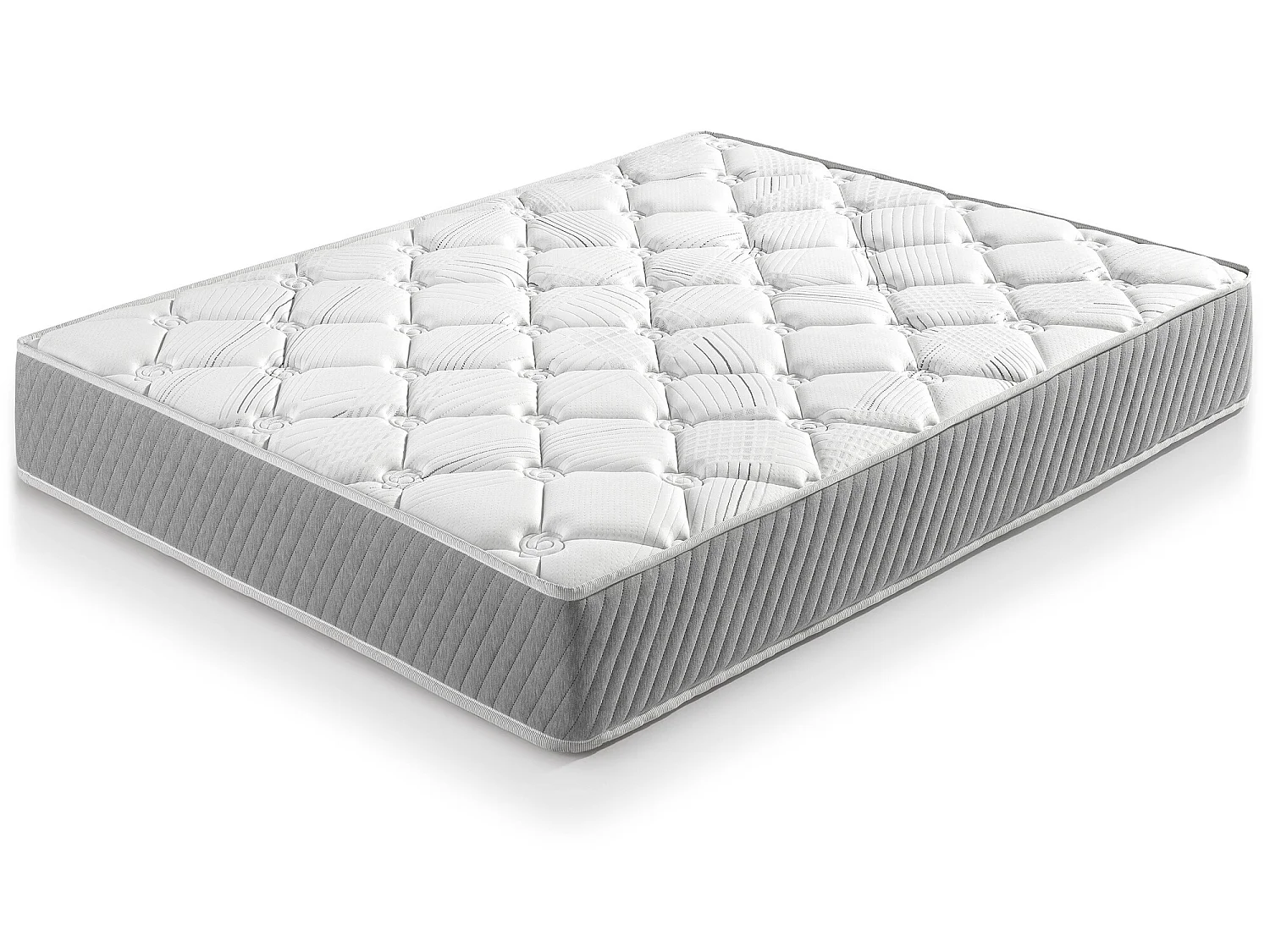 Matelas Soft Confort 135x190 cm de Ressorts Ensachés, 22 cm de Hauteur