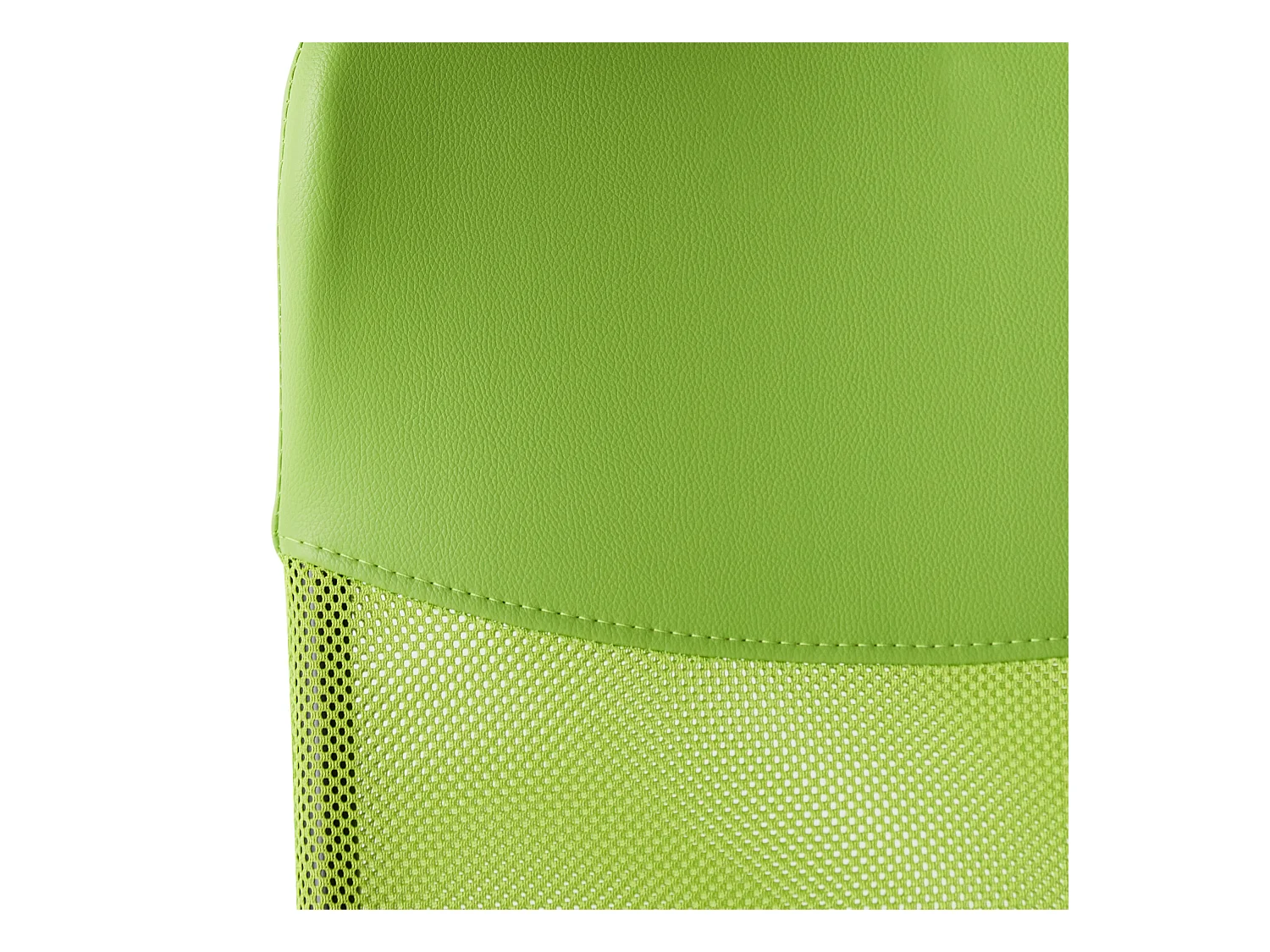 Bequemer Bürostuhl hohe Rückenlehne höhenverstellbar Netz grün Design