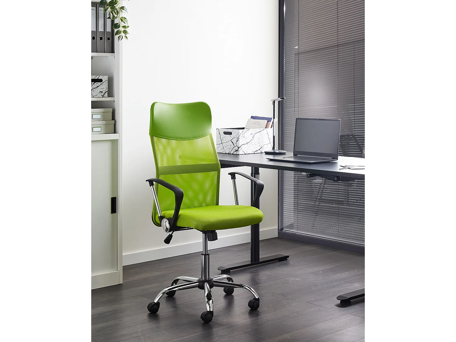 Bureaustoel Draaibaar DESIGN Limegroen