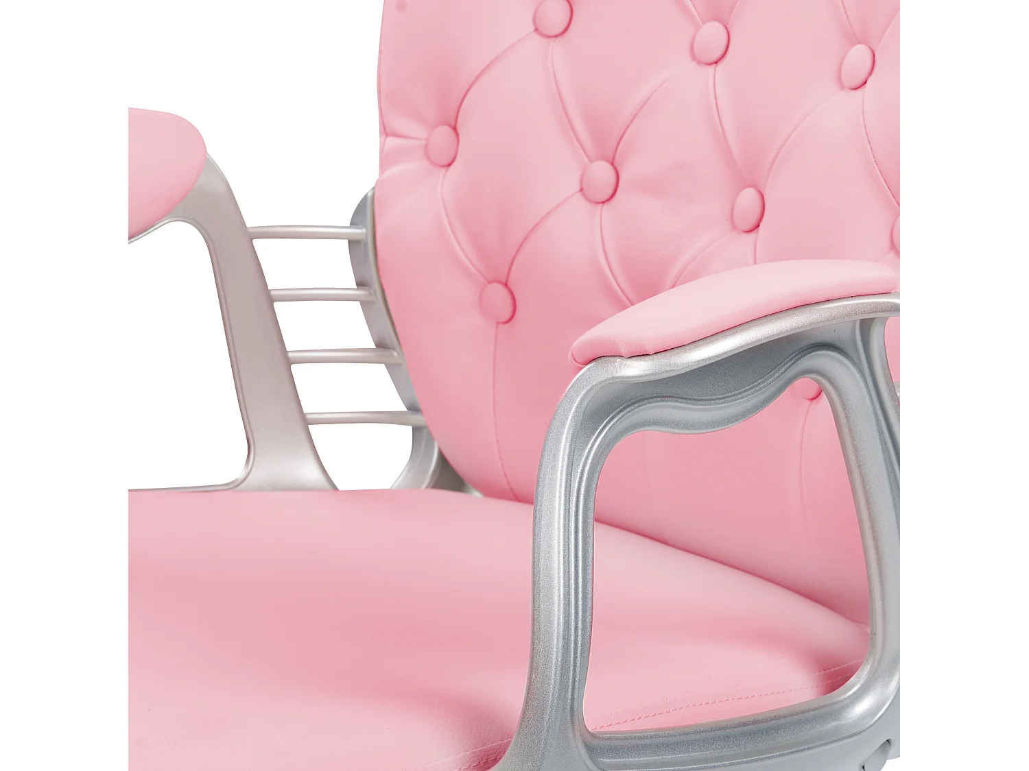 Chaise de bureau PRINCESS Cuir PU Rose
