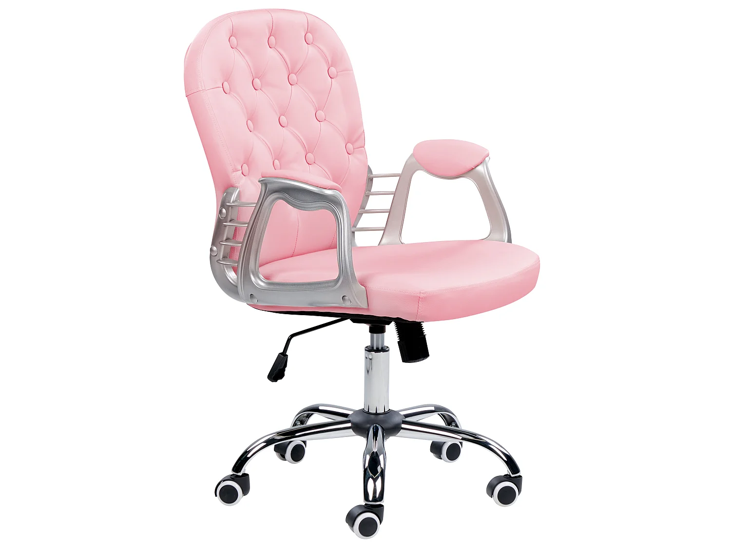 Chaise de bureau PRINCESS Cuir PU Rose