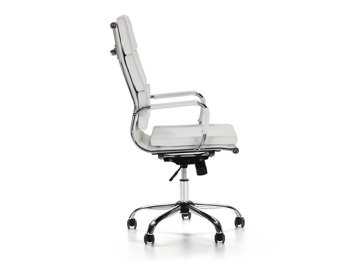 Sillón de Oficina Morgan reclinable Blanco, Piel sintética, Altura Ajustable
