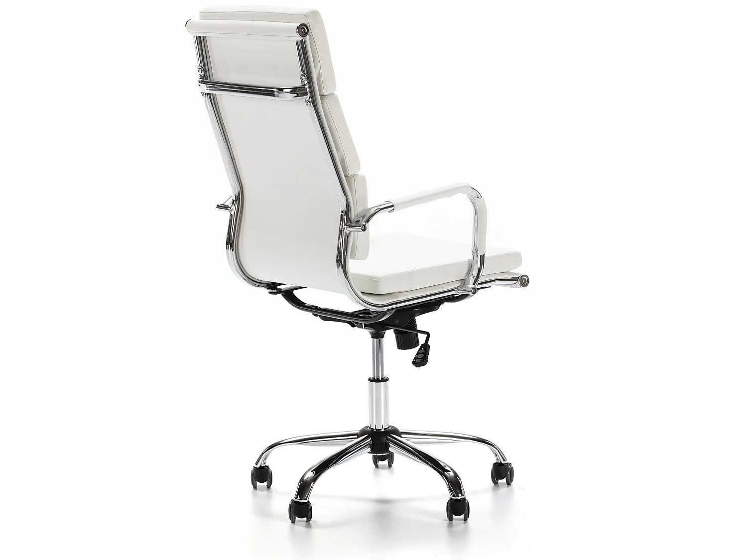 Sillón de Oficina Morgan reclinable Blanco, Piel sintética, Altura Ajustable