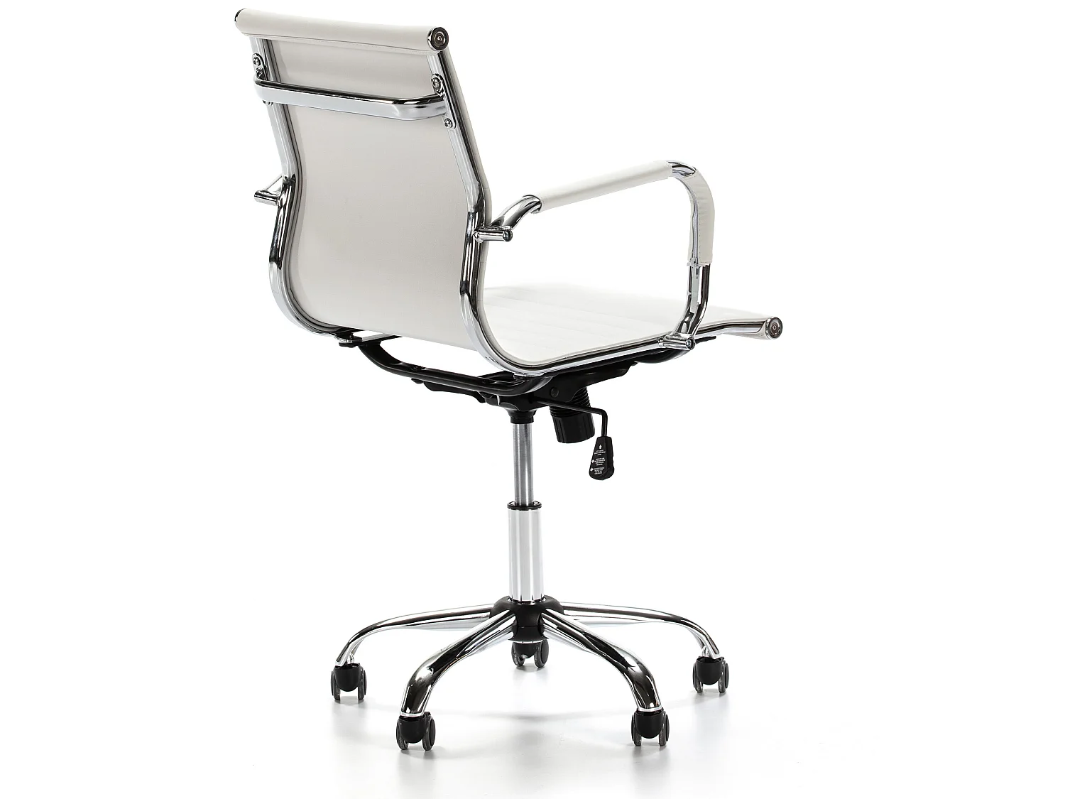 Fauteuil de Bureau Croma inclinable Blanc,Cuir Synthétique