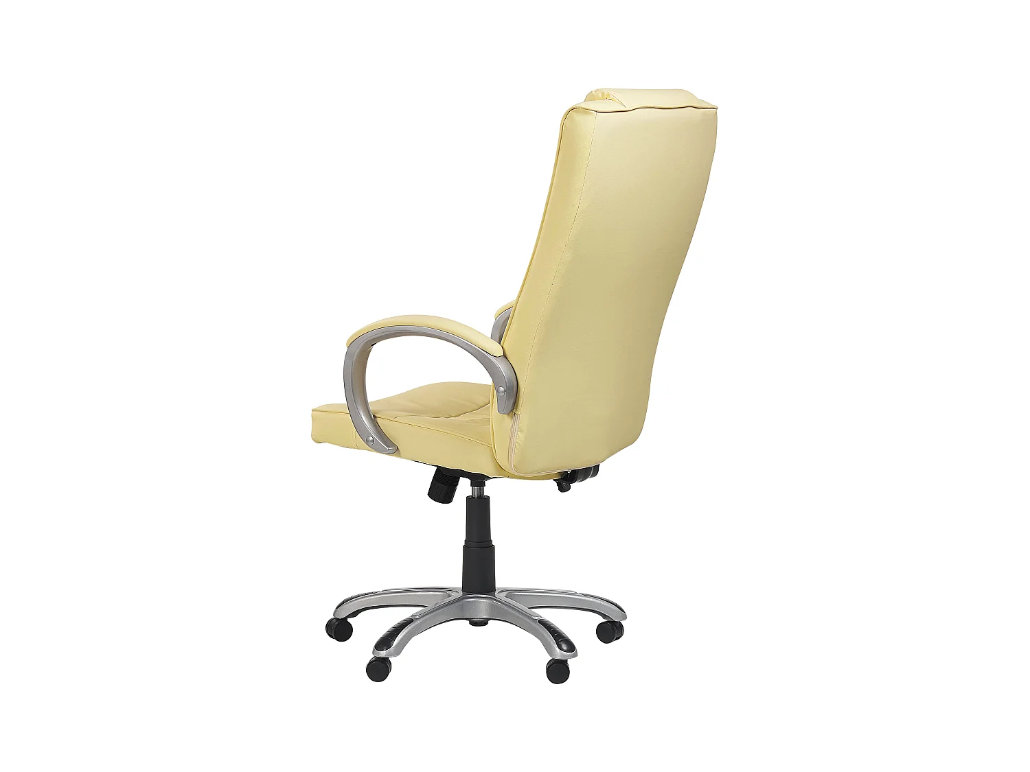 Bequemer Chefsessel Massagefunktion Heizfunktion Kunstleder beige Grandeur II