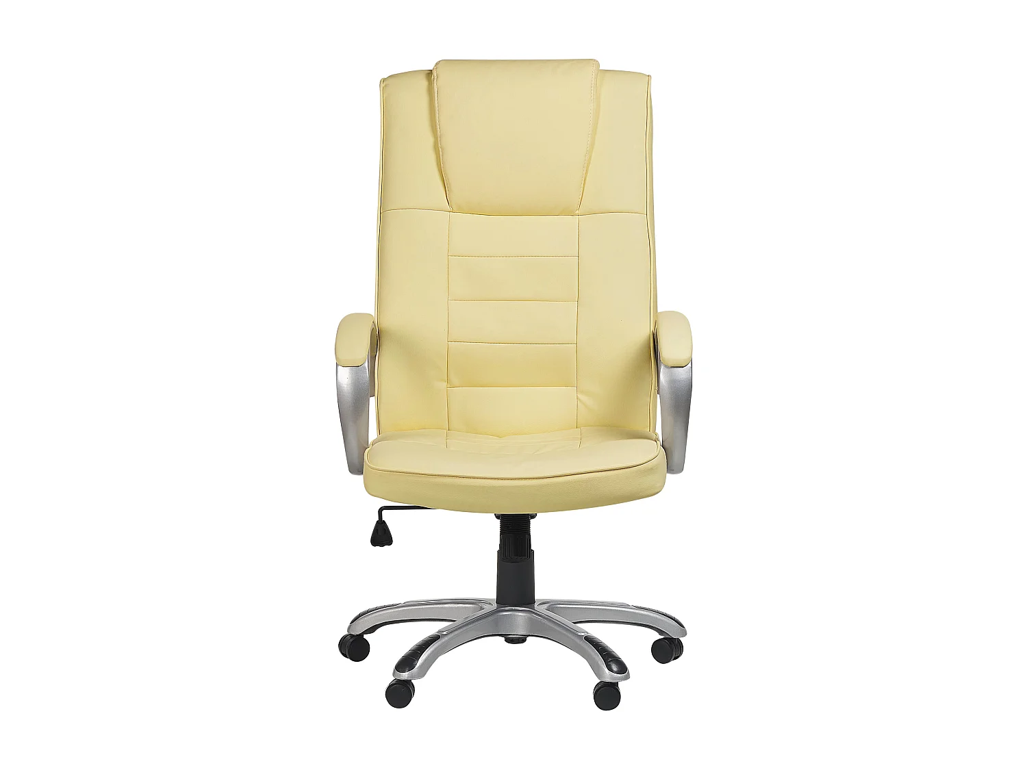 Fauteuil massant avec fonction chauffante GRANDEUR Cuir PU Beige