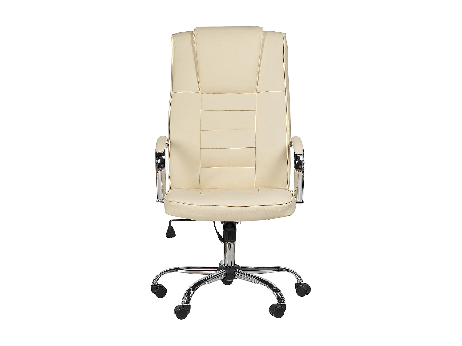 Fauteuil massant avec fonction chauffante GRANDEUR Cuir PU Beige