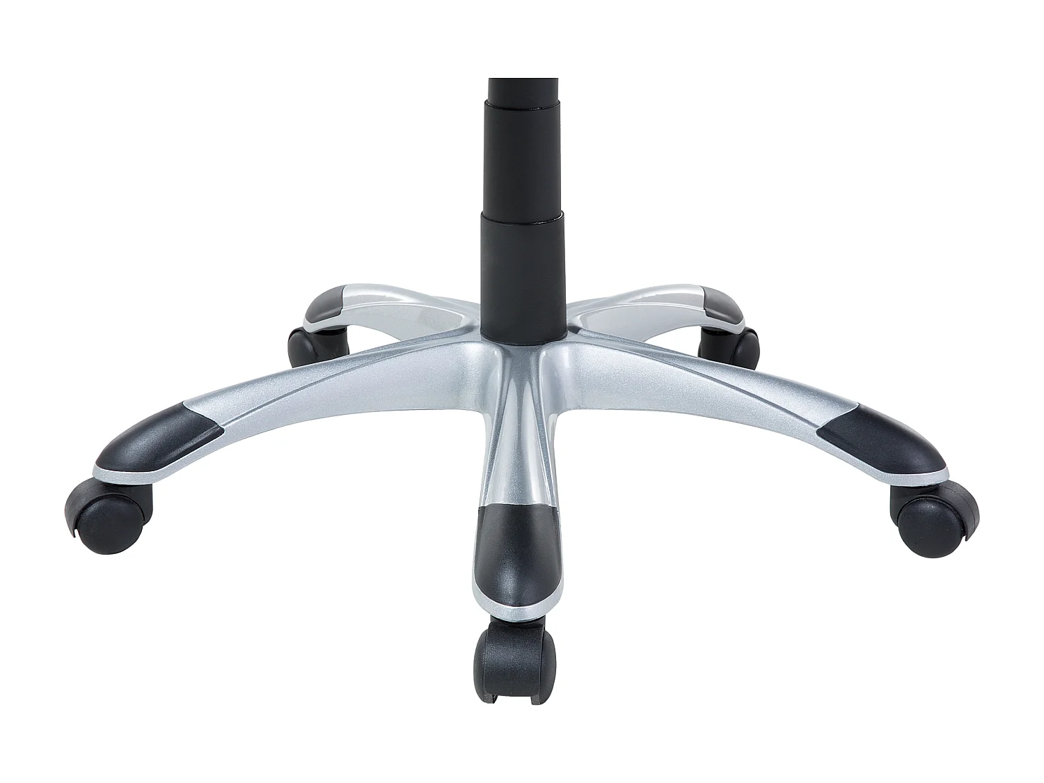 Bequemer Bürostuhl atmungsaktives Netz höhenverstellbar schwarz / grau iChair