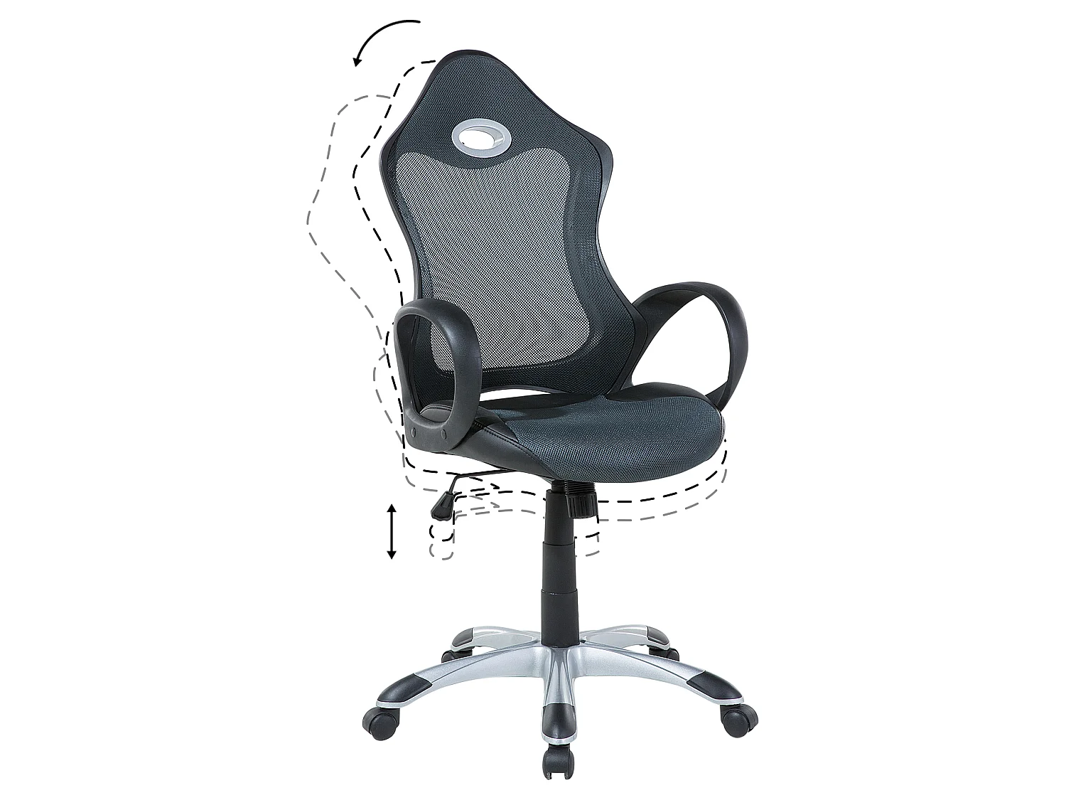 Chaise de bureau iCHAIR Gris