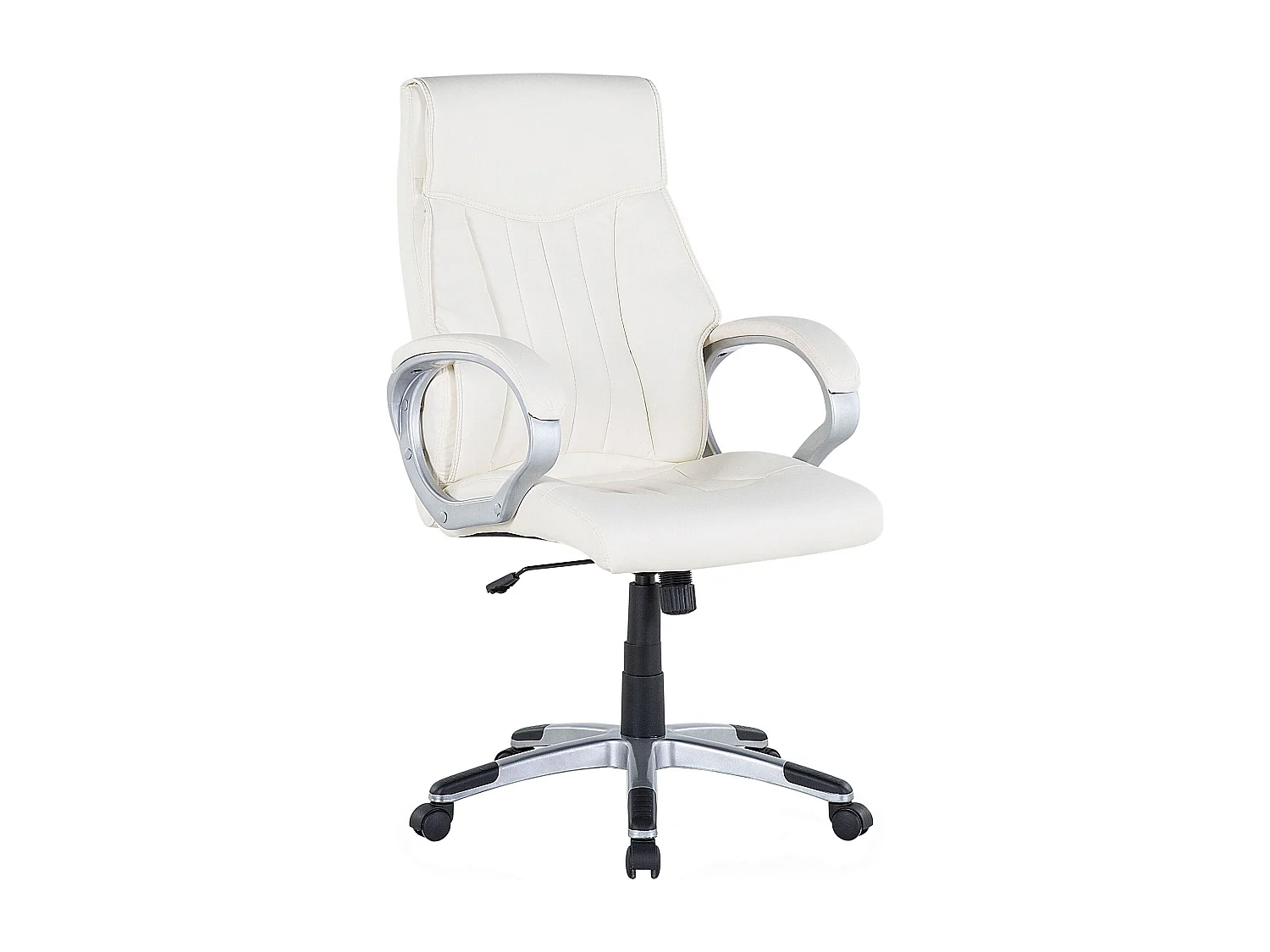 Bureaustoel Draaibaar TRIUMPH Kunstleer Crème