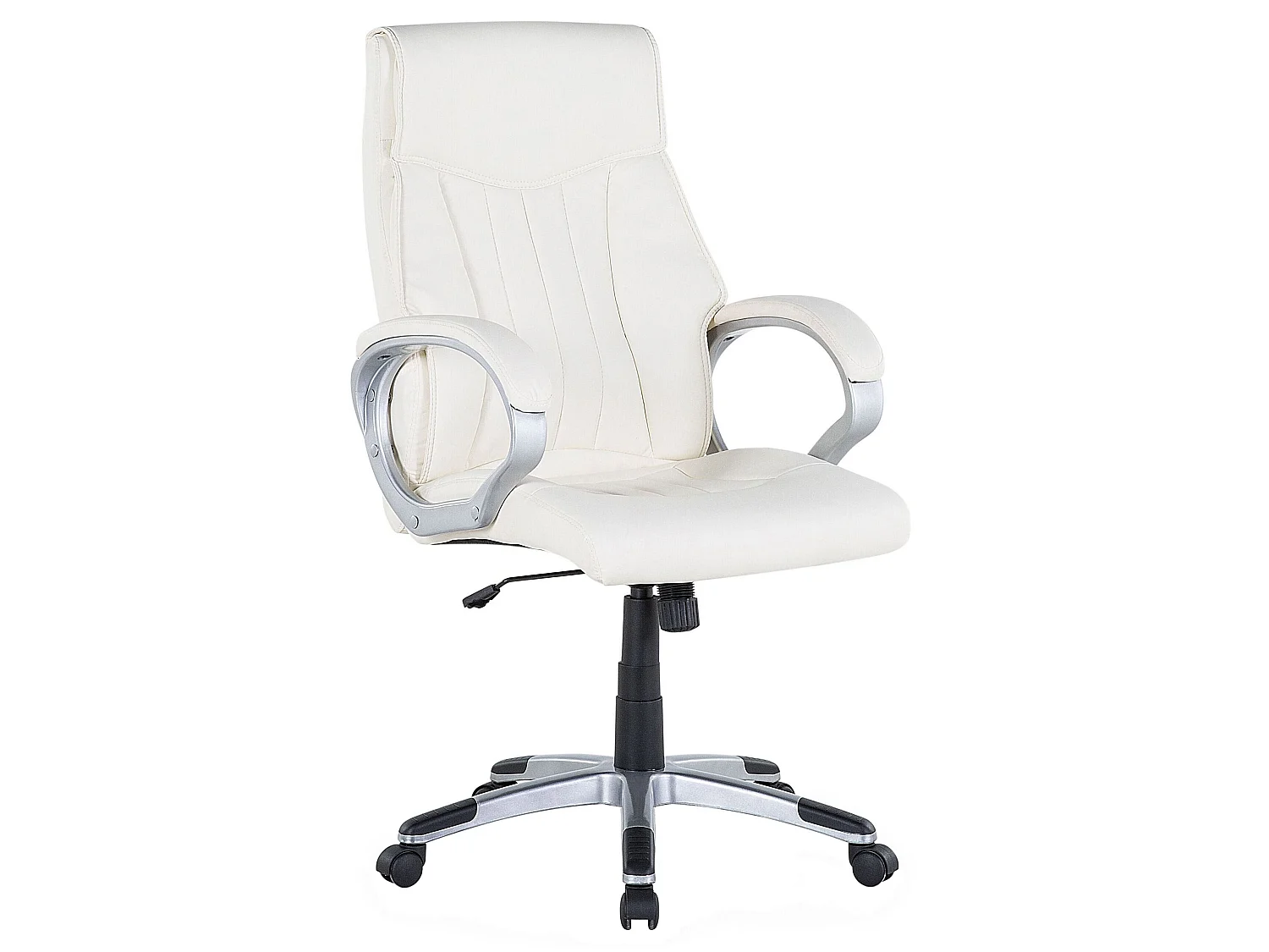 Chaise de bureau TRIUMPH Cuir PU Crème