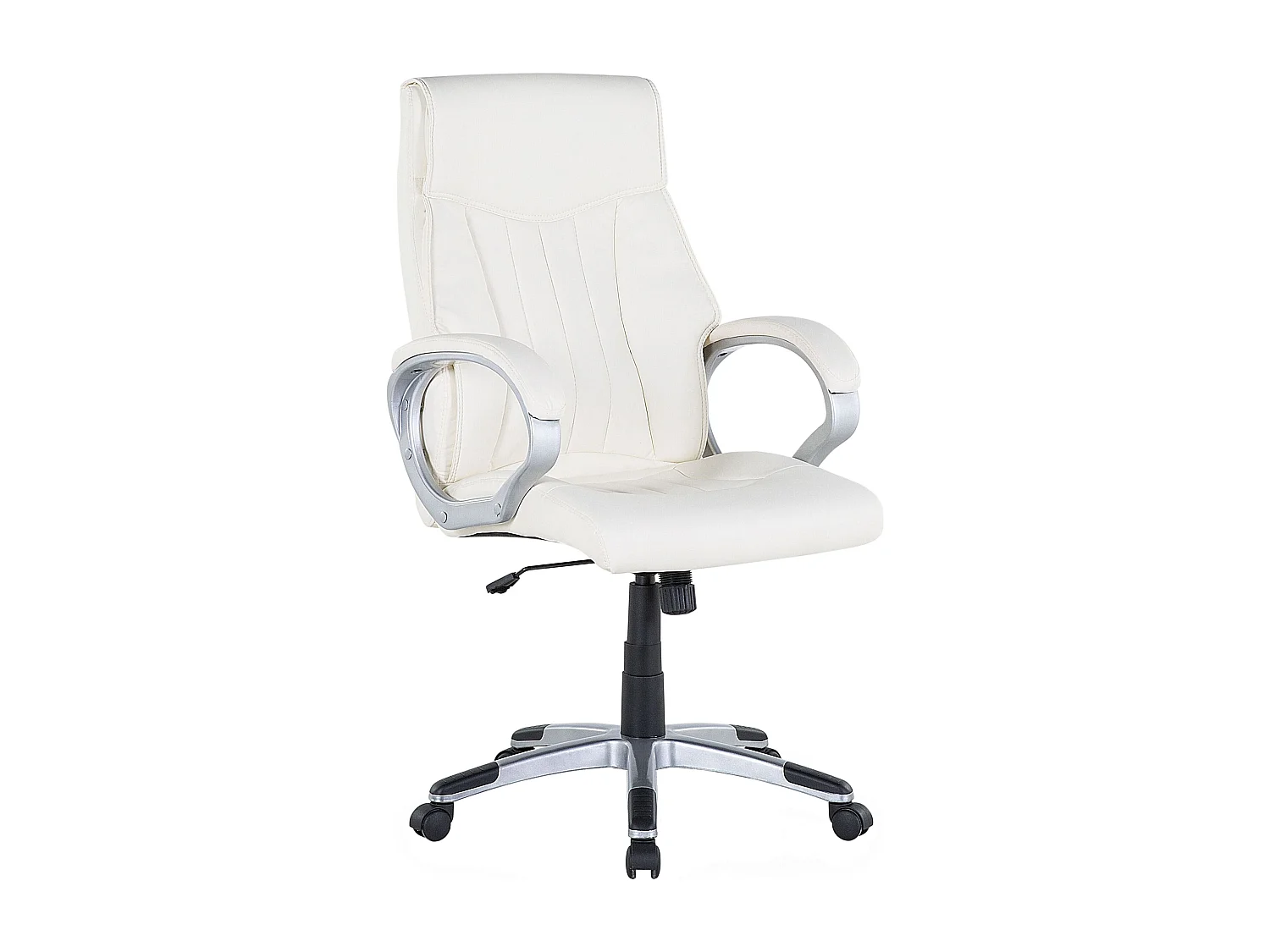 Chaise de bureau TRIUMPH Cuir PU Crème