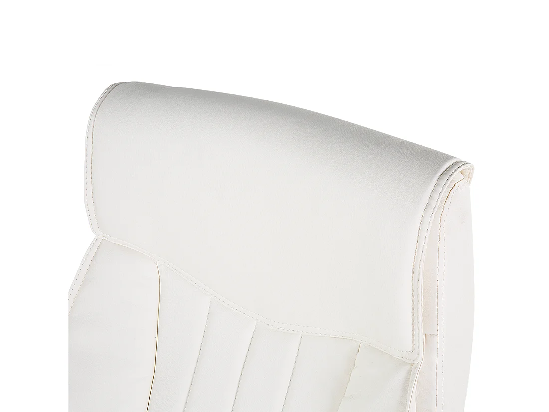 Chaise de bureau TRIUMPH Cuir PU Crème