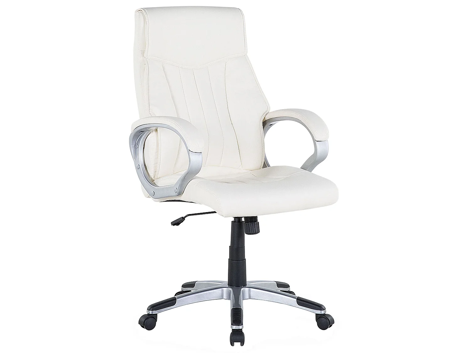 Chaise de bureau TRIUMPH Cuir PU Crème