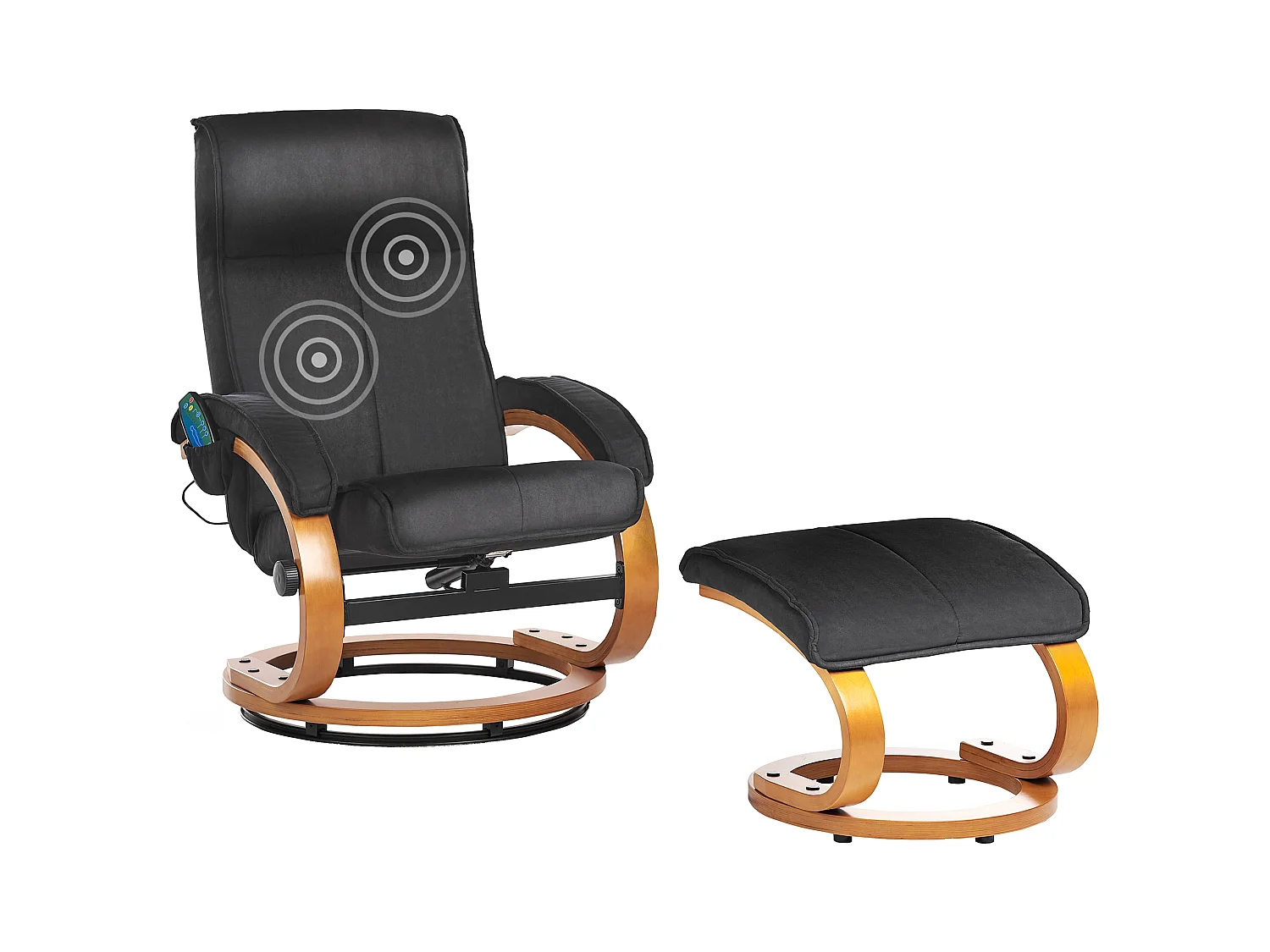 Fauteuil massant HERO Tissu Noir