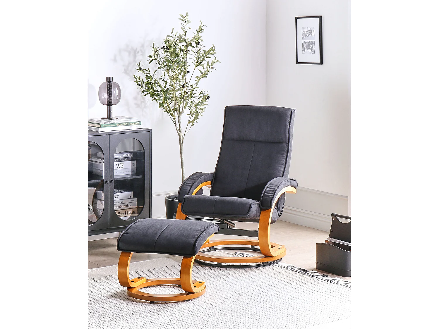 Fauteuil massant HERO Tissu Noir