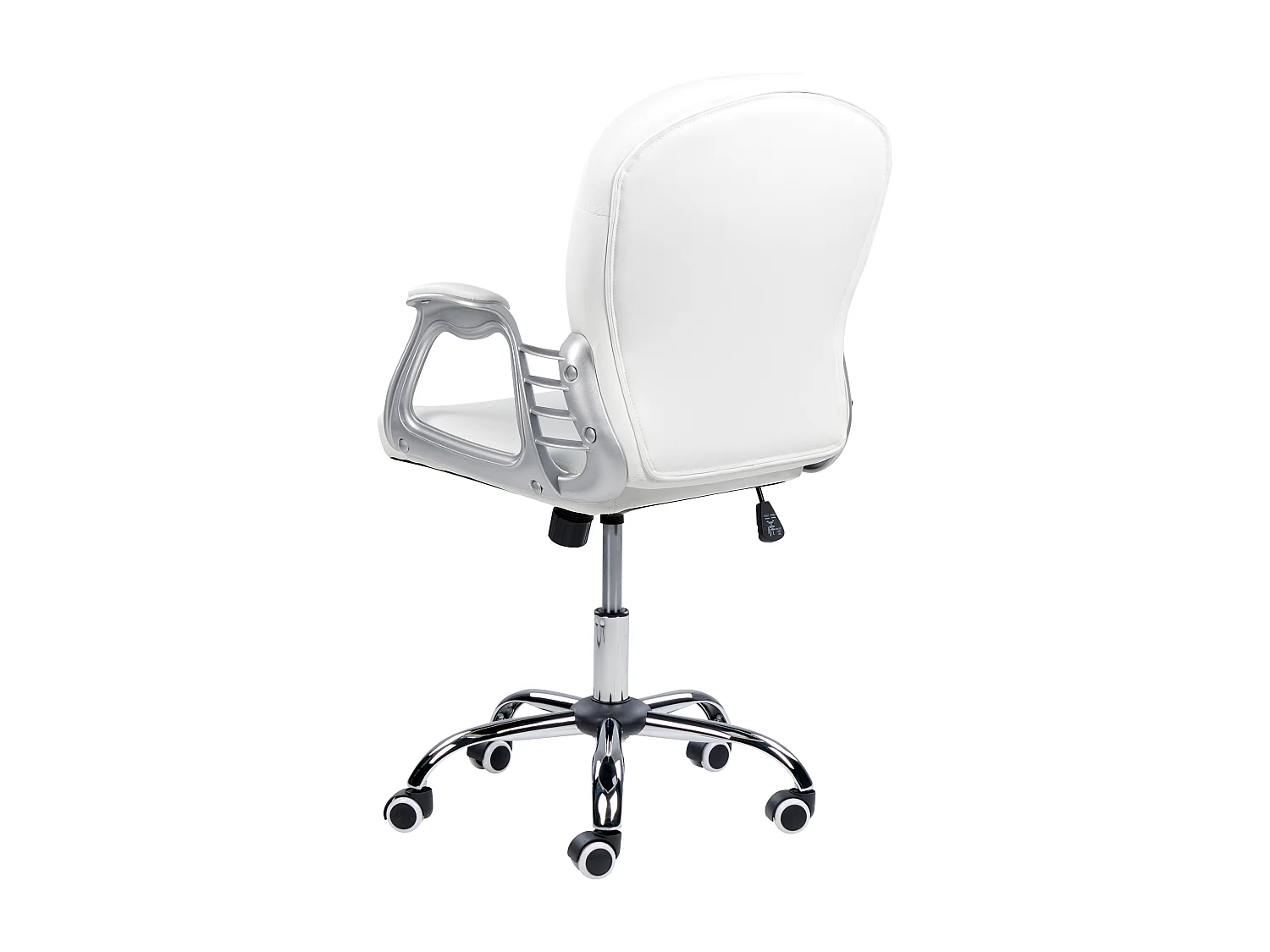 Schöner drehbarer Bürostuhl Kunstleder in Weiß Princess