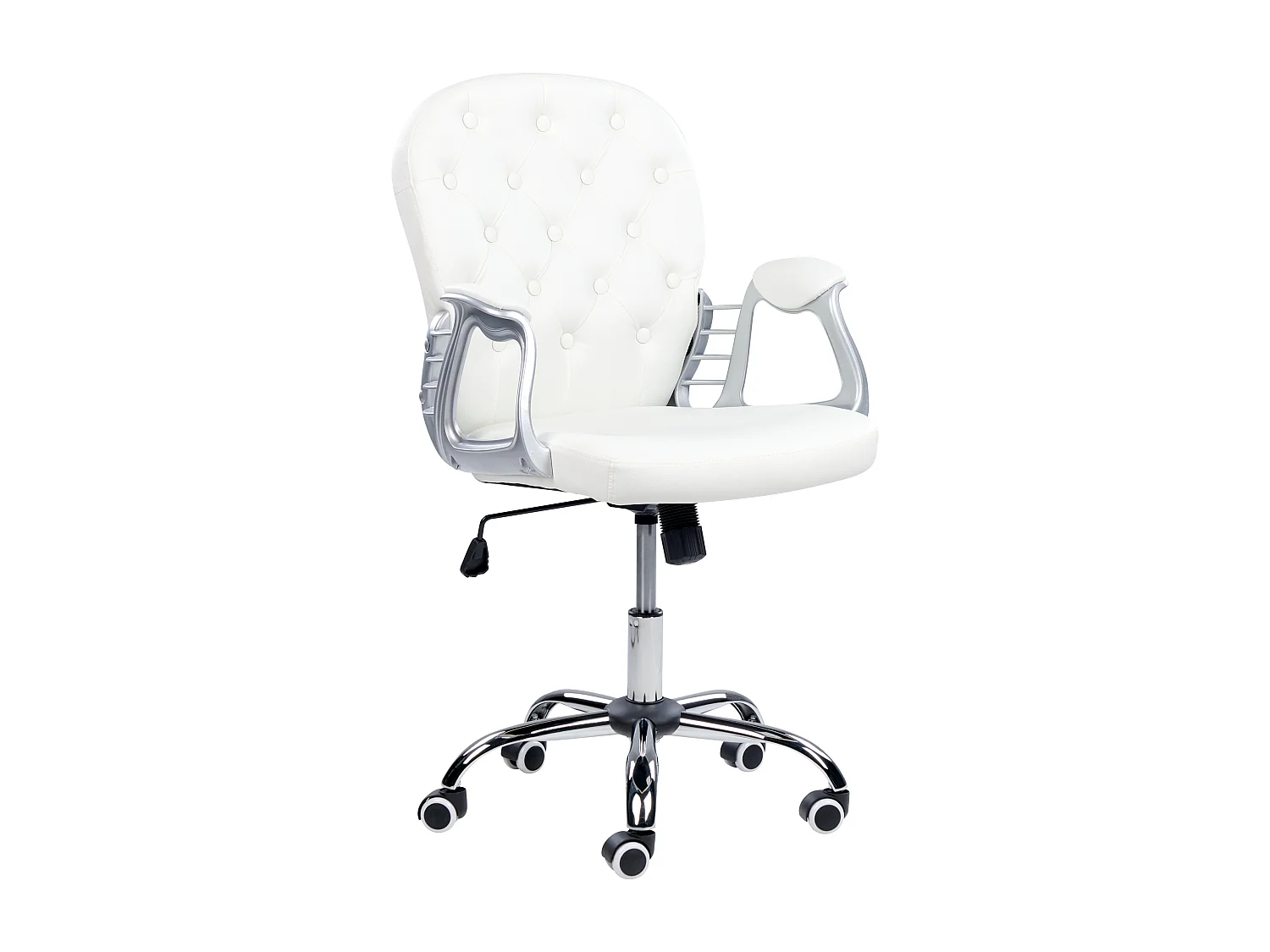 Cadeira de escritório PRINCESS Pele sintética Branco