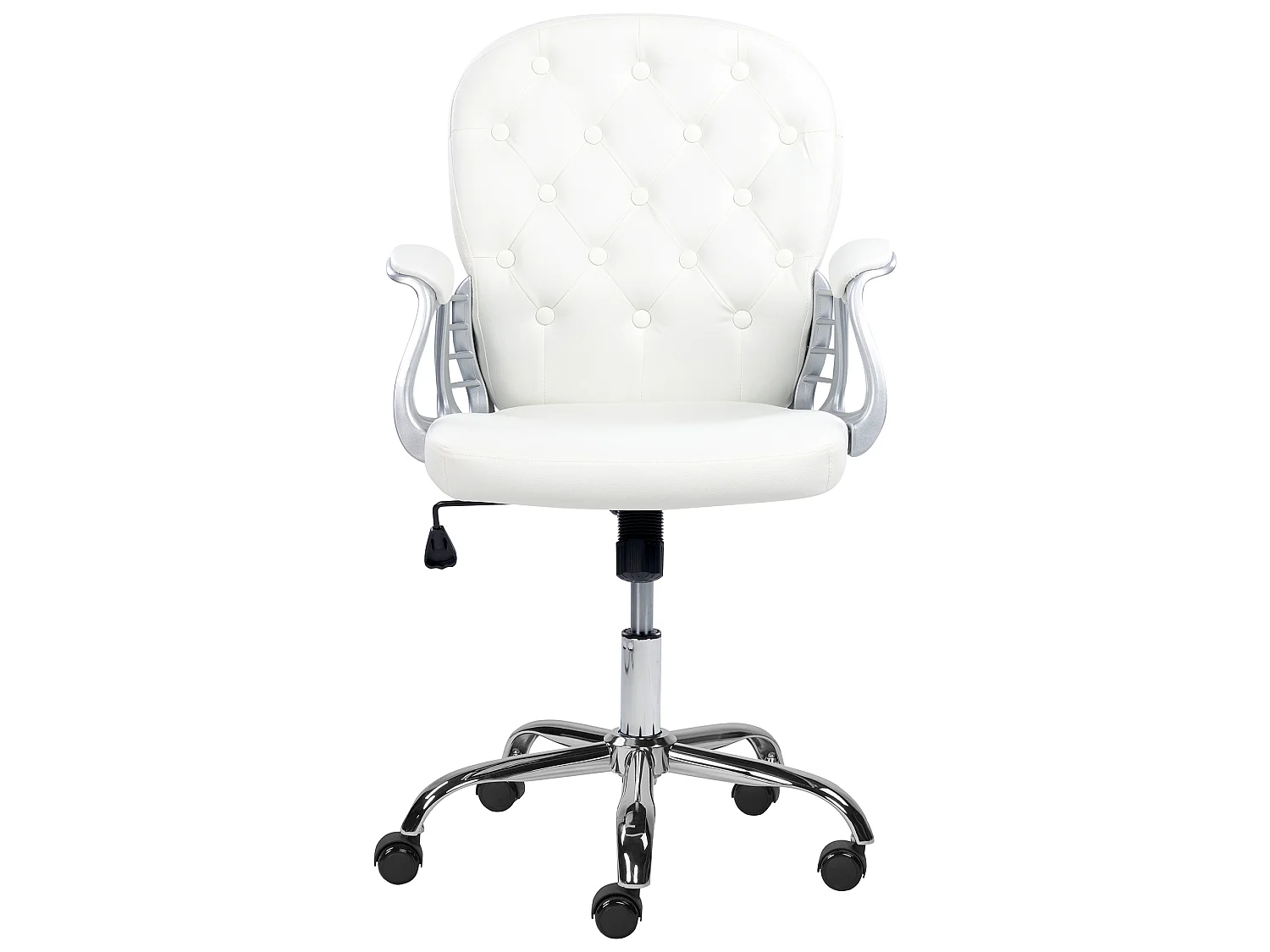 Chaise de bureau PRINCESS Cuir PU Blanc