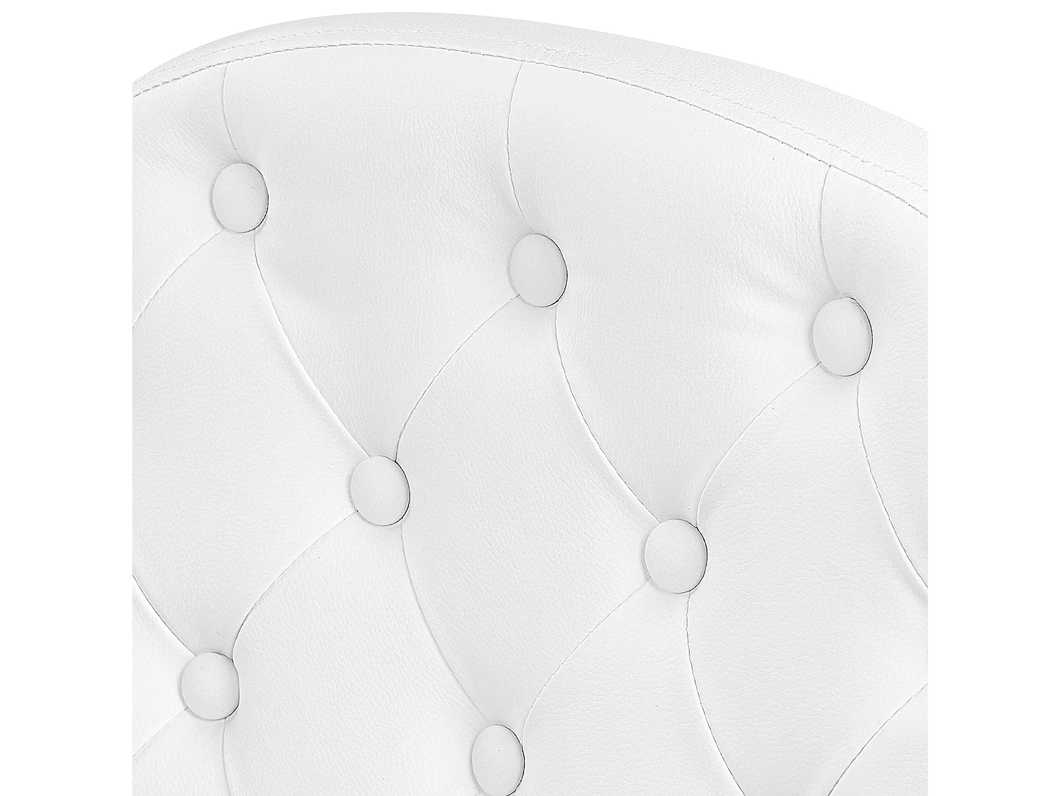 Chaise de bureau PRINCESS Cuir PU Blanc